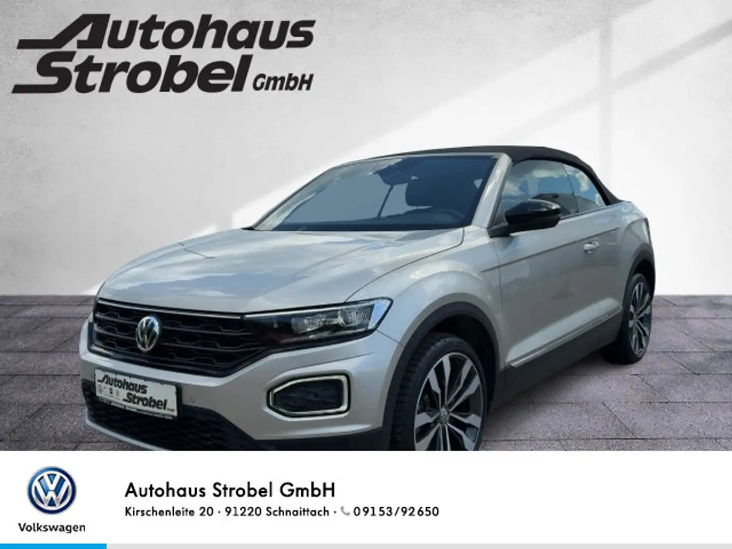 Volkswagen T-Roc 1.0 TSI Style "BLACK STYLE" ab 3 Silber - 1