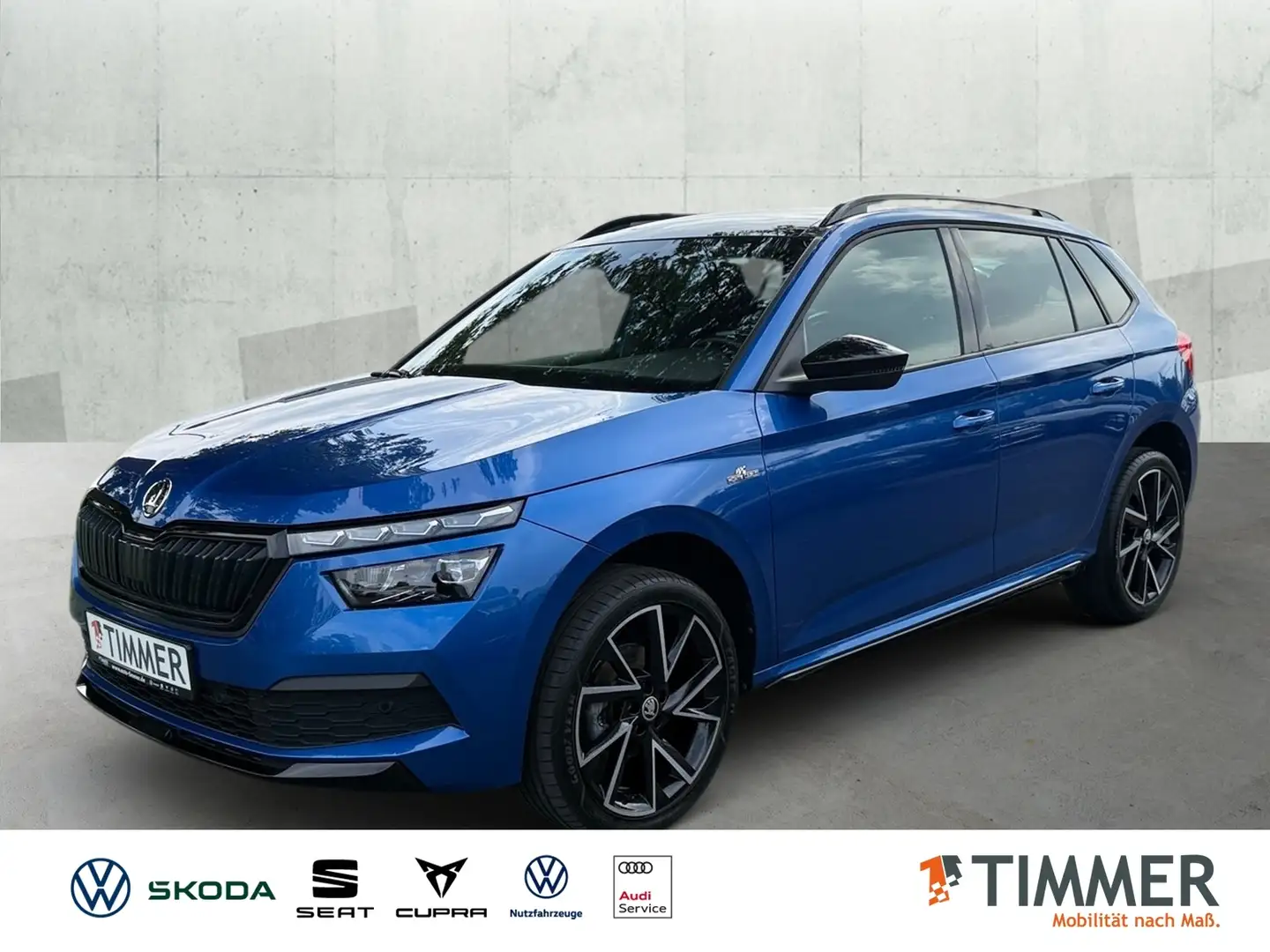 Skoda Kamiq 1.5 TSI MONTE CARLO *PANO *RKAM *ACC *LED *LM *DA Blau - 1