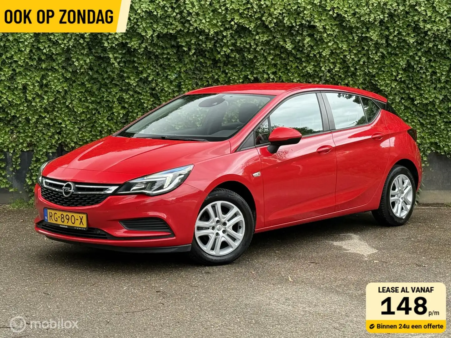 Opel Astra 1.0 Edition | PDC | Carplay | Unieke kleur! Piros - 1