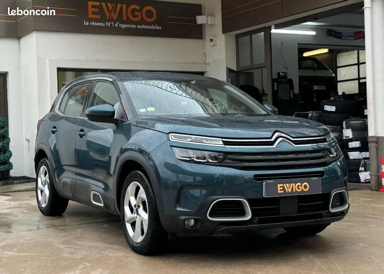 Citroen C5 Aircross Citroën 1.5 BLUEHDI 130 BUSINESS EAT BVA START-STOP + CARPLAY CAMERA Vert - 1