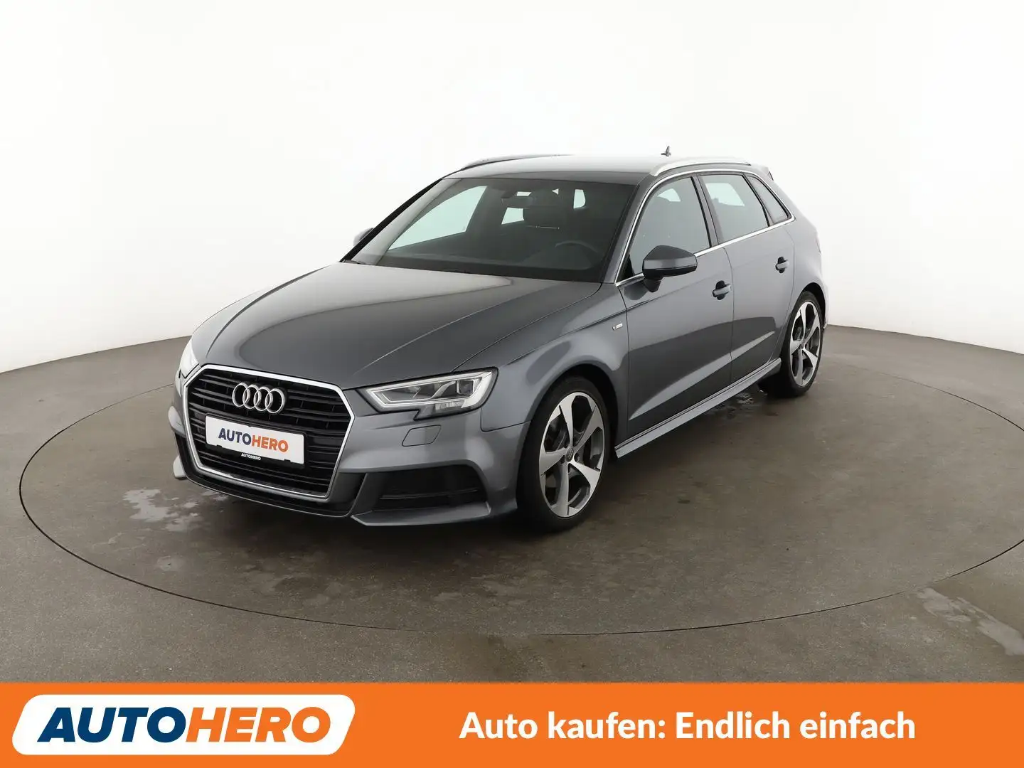 Audi 1.6 TDI Sport Aut.*SLINE*NAV*LED*TEMPO*PDC*SHZ Серый - 1