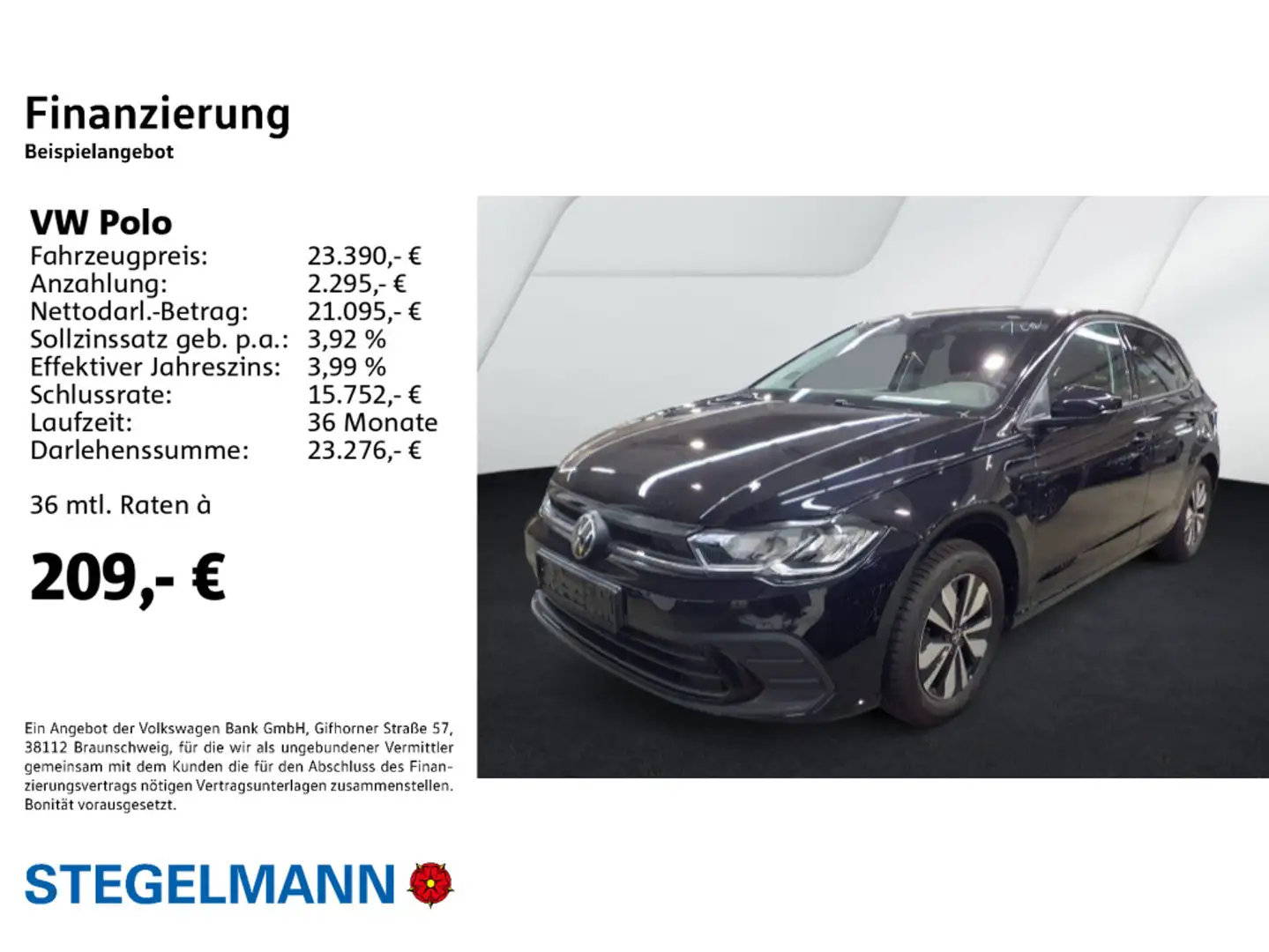 Volkswagen Polo VI 1.0 TSI DSG Facelift Move *AHK*Kamera*LE Schwarz - 2