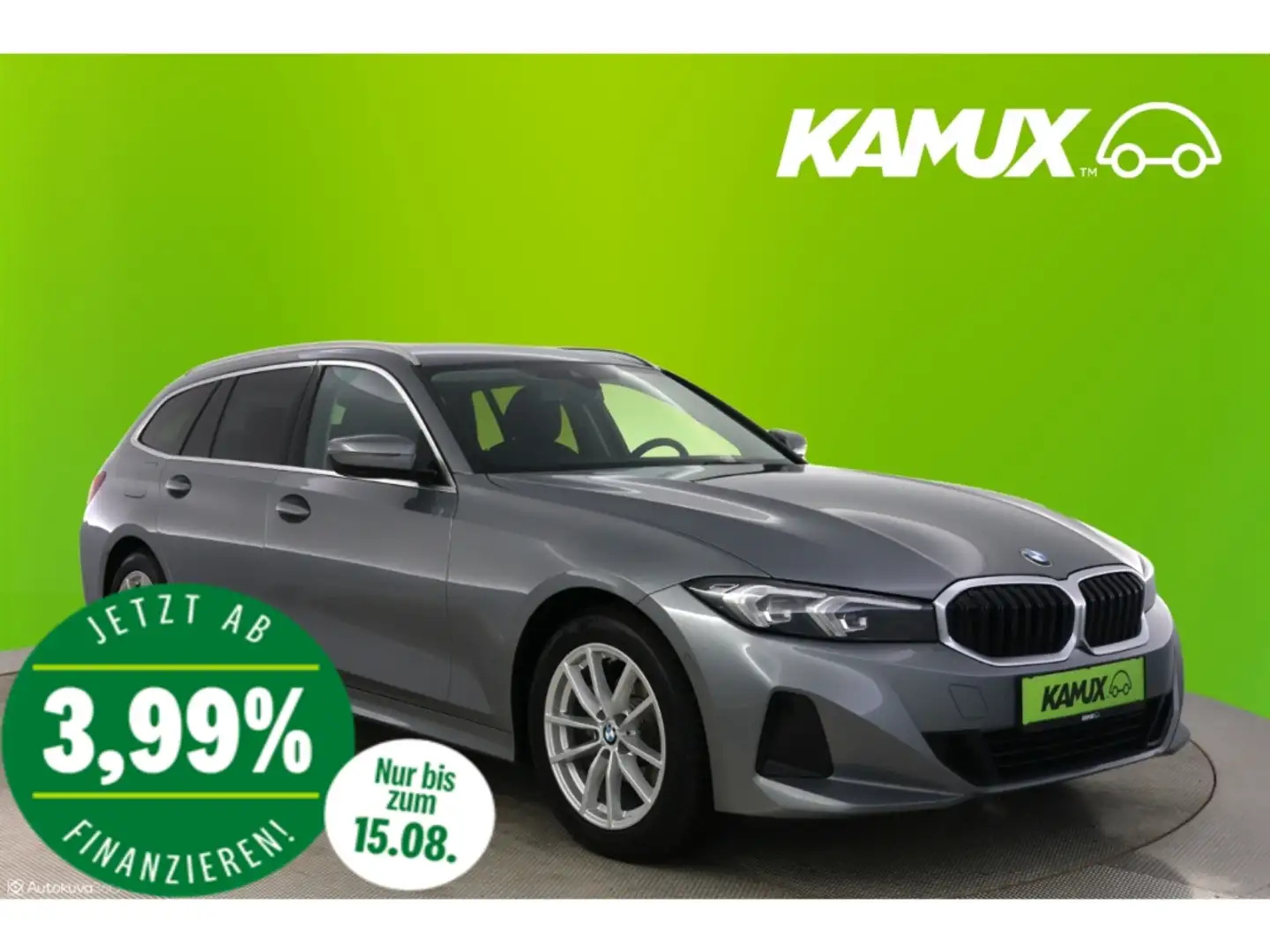 BMW 318 d Touring Steptronic+LED+NAVI+VIRTUAL+PDC Grigio - 1