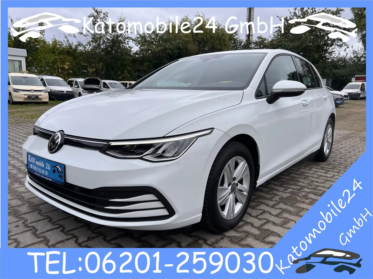 Volkswagen Golf VIII Life 1.5 TGI CNG Erdgas DSG LED ACC 2 x PDC Weiß - 1