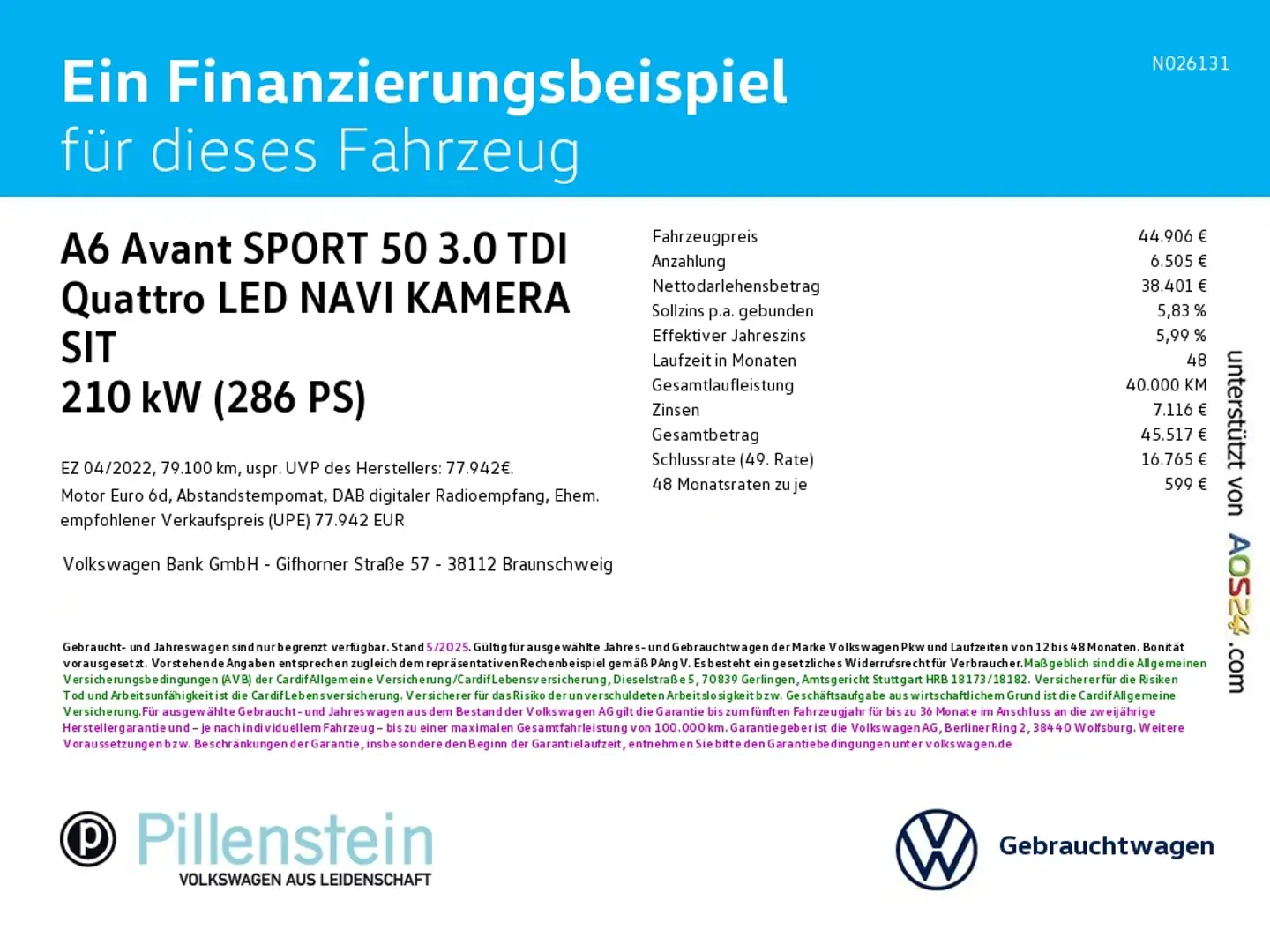 Audi A6 Avant SPORT 50 3.0 TDI Quattro LED NAVI KAMERA SIT Grau - 2