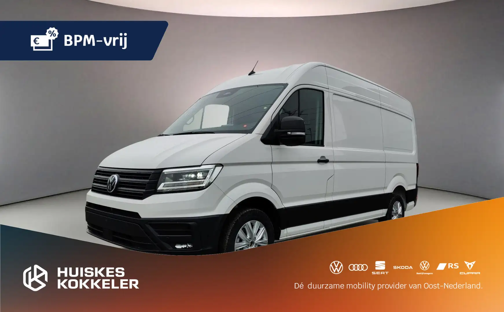 Volkswagen Crafter 35 2.0 TDI 177pk Automaat L3H3 Exclusive | Geveerd Blanc - 1