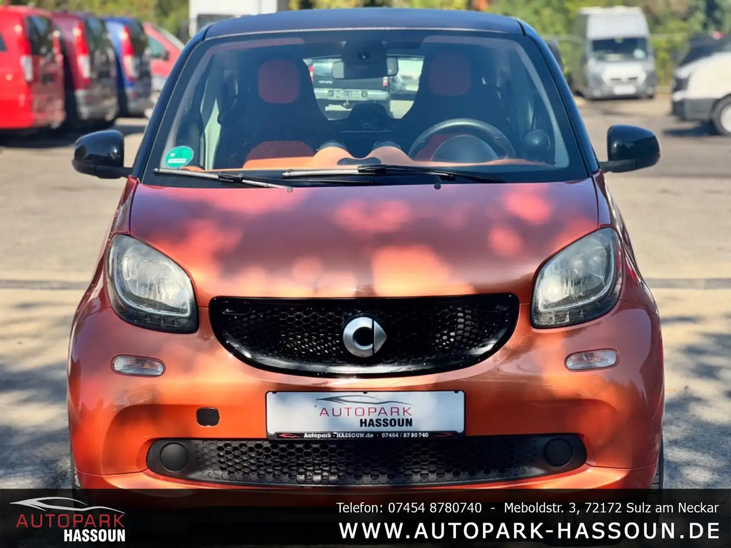 smart forTwo Coupe passion TÜV 11/25 Multi Klimaaut. 2.Hand Orange - 2
