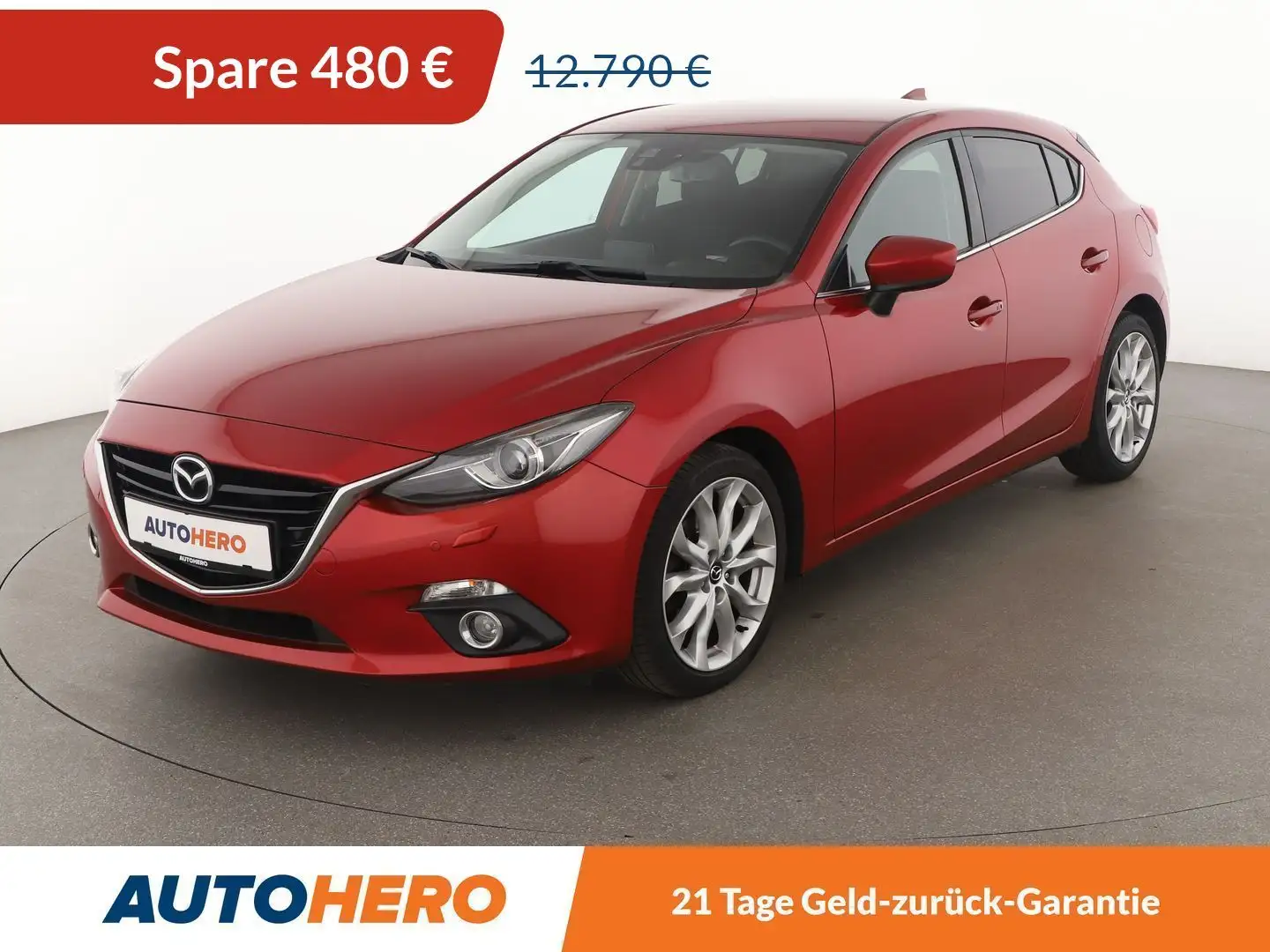 Mazda 3 2.0 Sports-Line*XENON*TEMPO*PDC*SHZ*KLIMA* Rouge - 1
