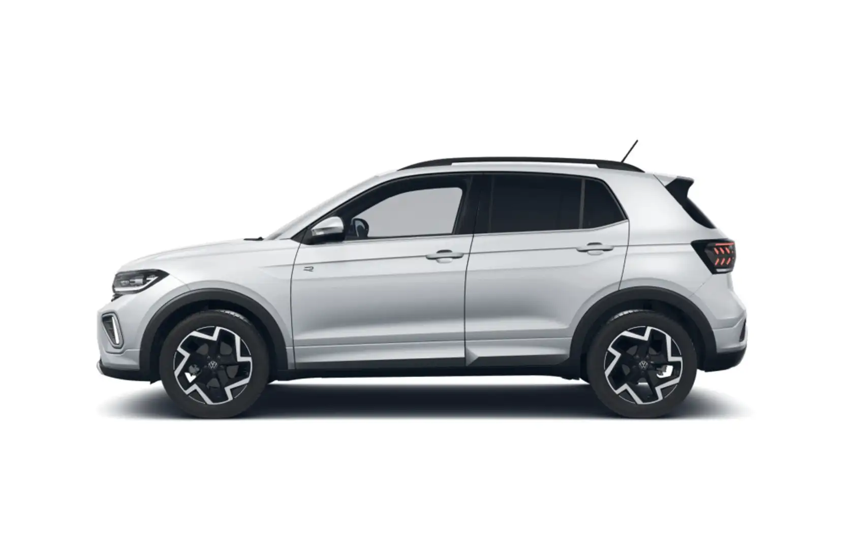 Volkswagen T-Cross 1.5 TSI R-Line 110kW Aut. Silber - 2