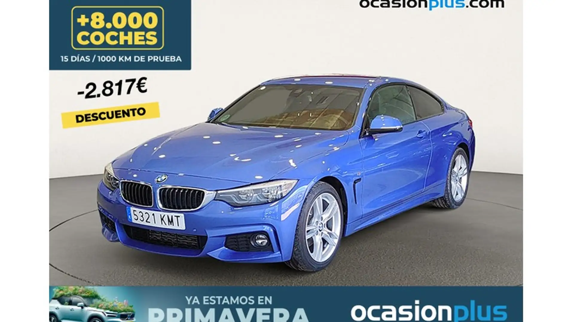 BMW 420 420d Coupé Bleu - 1