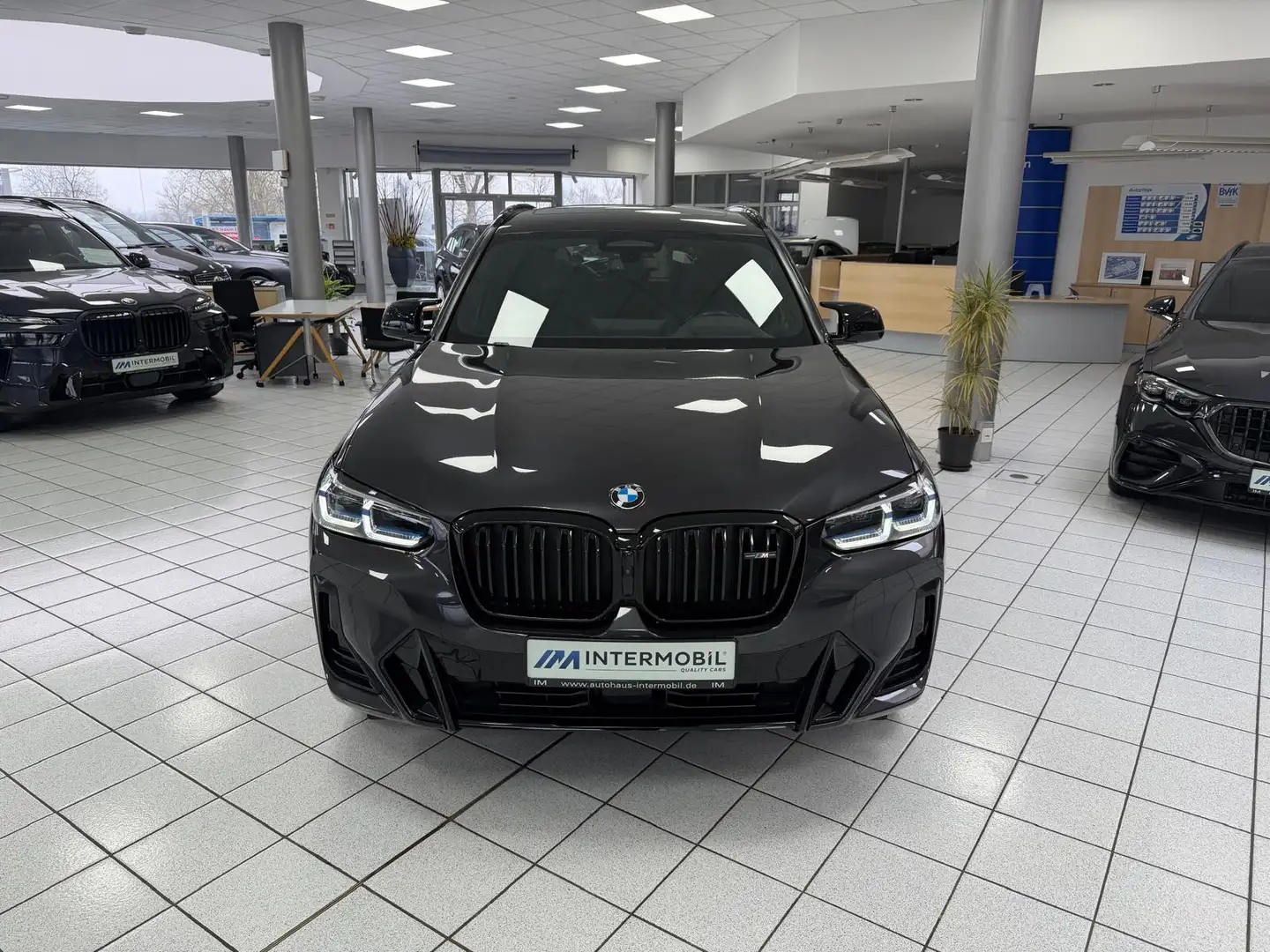 BMW X3 M40d*LASER*PANO*HUD*H-K*KEYL*MEMO*ALARM*360° Gris - 2