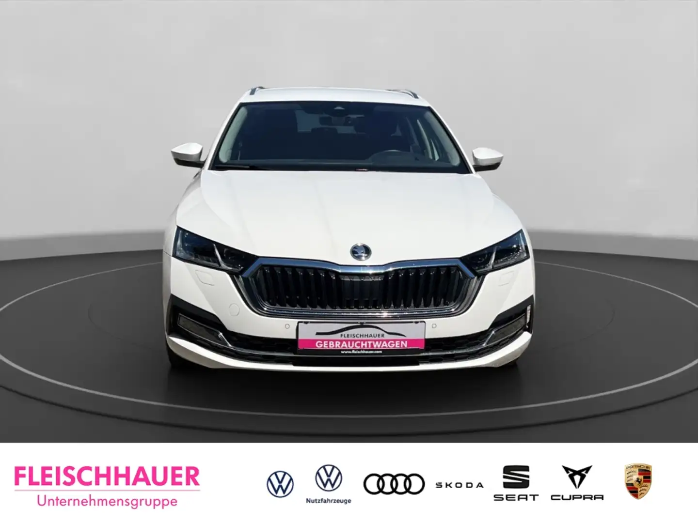 Skoda Octavia Combi Style 2.0 TDI Navi Head-Up AHK Kamera Weiß - 2