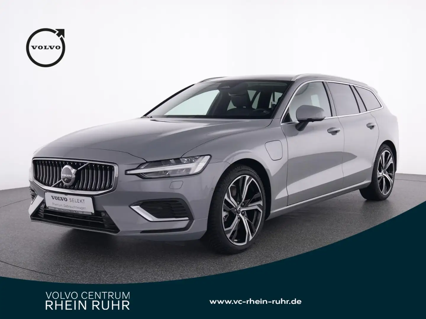Volvo V60 T6 AWD Plus Bright+LM19+AHK+Busniesspaket Gris - 1