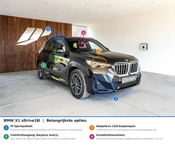 BMW X1 drive 18i M sport, keyless, camera