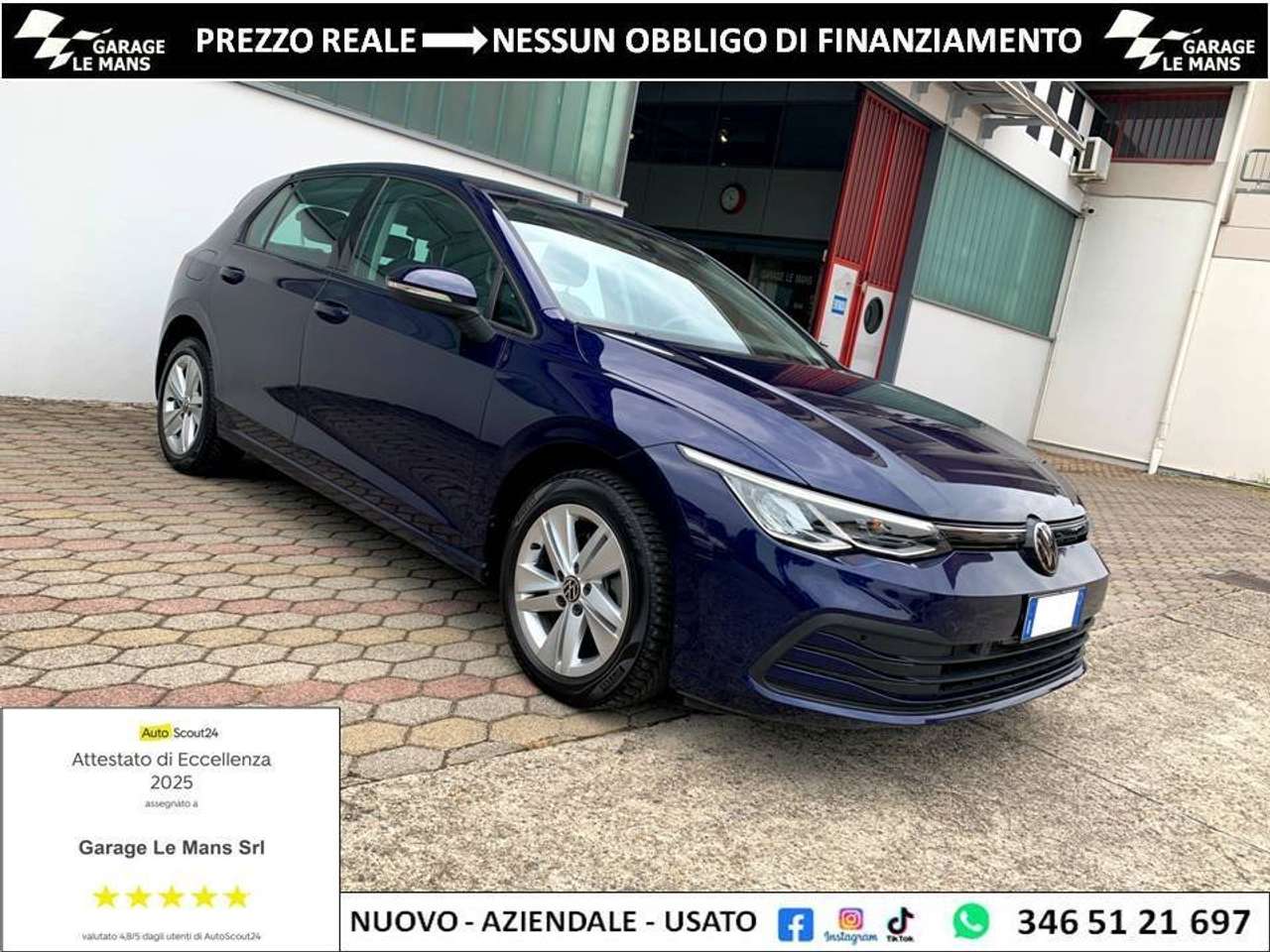 Volkswagen Golf 1.0 TSI EVO LIFE 110CV LUCI CRUISE TELEC. UNIPR