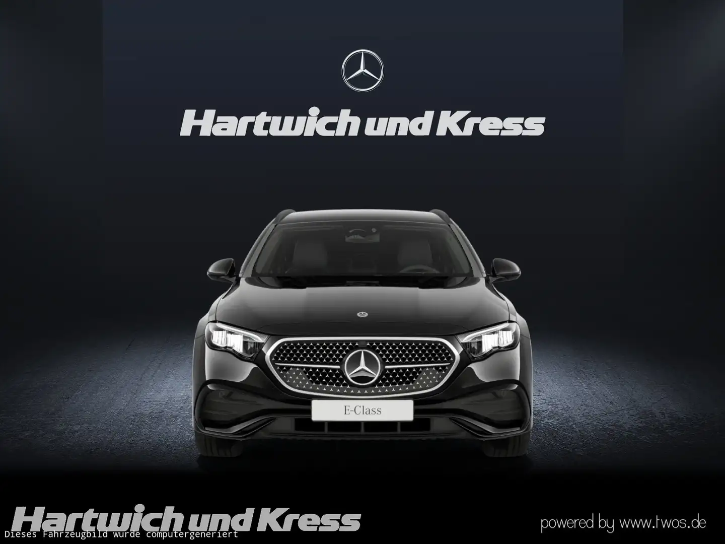 Mercedes-Benz E 200 E 200 4Matic AMG Line Advanced+AHK+Night+Ambiente+ Schwarz - 2