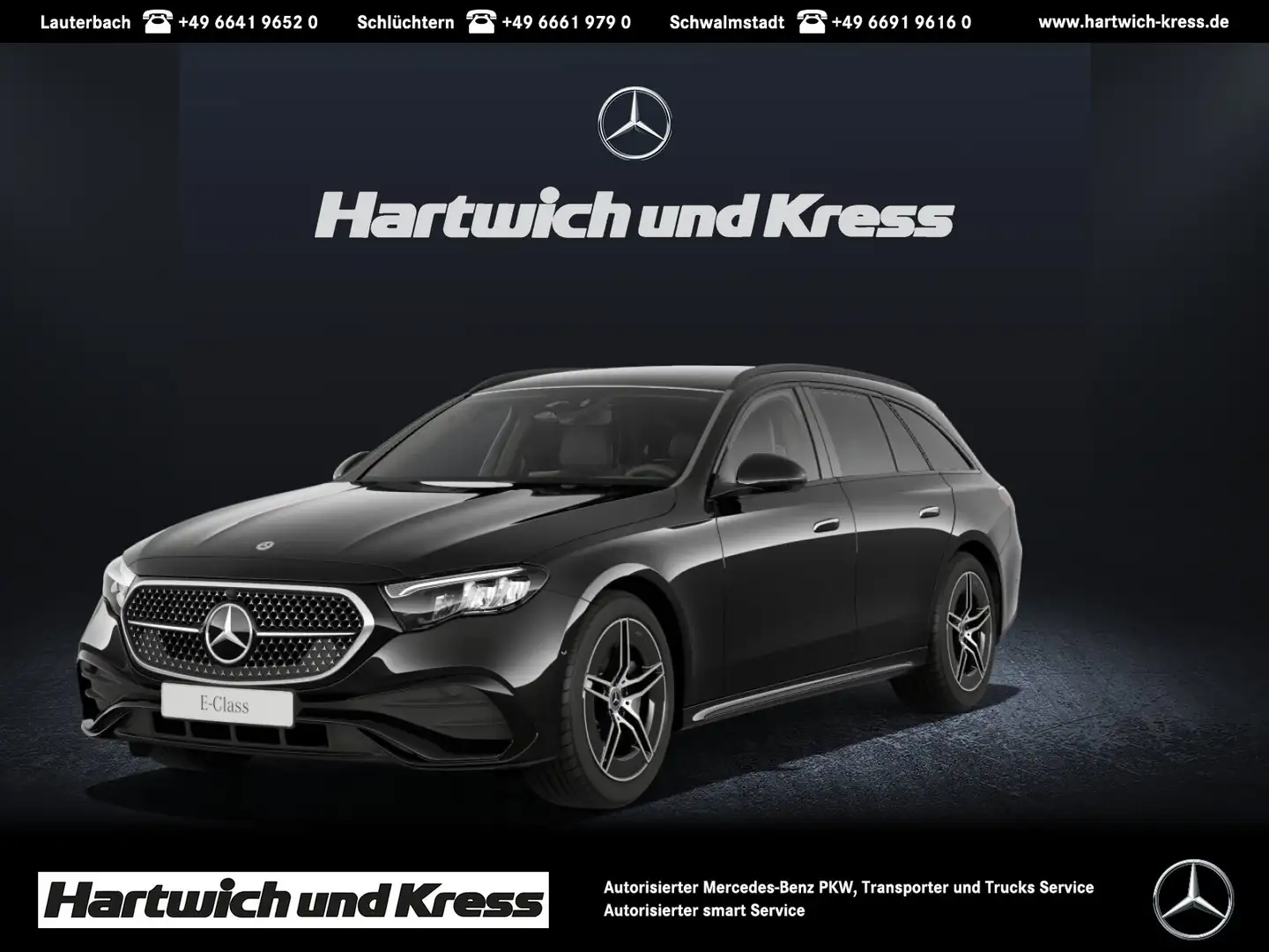 Mercedes-Benz E 200 E 200 4Matic AMG Line Advanced+AHK+Night+Ambiente+ Schwarz - 1