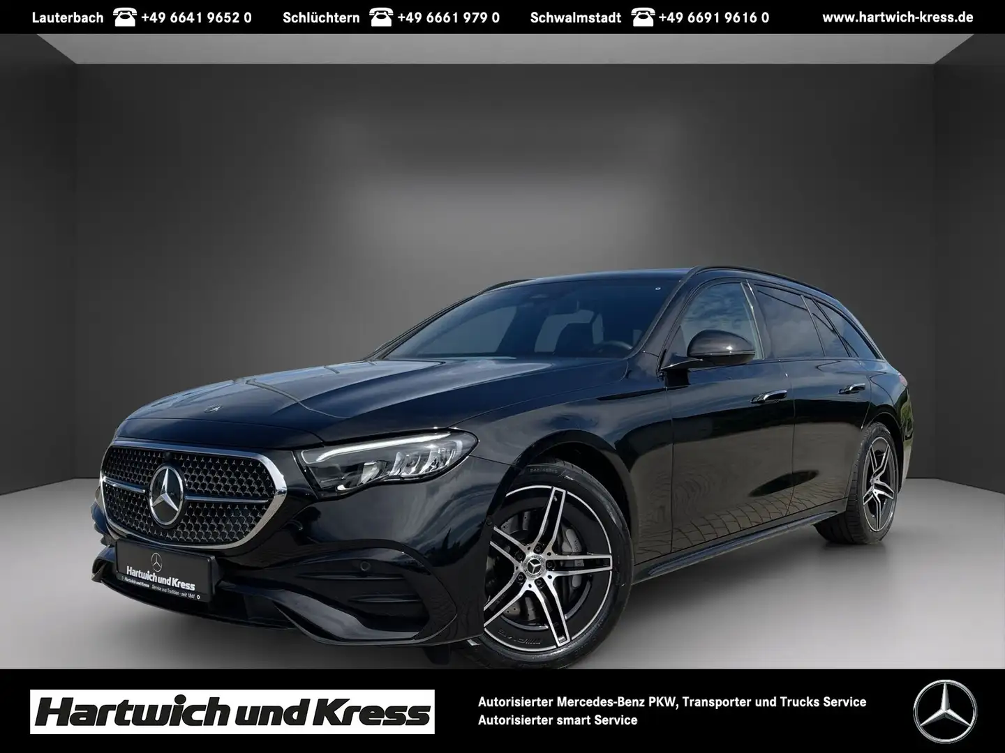 Mercedes-Benz E 200 E 200 4Matic AMG Line Advanced+AHK+Night+Ambiente+ Noir - 1