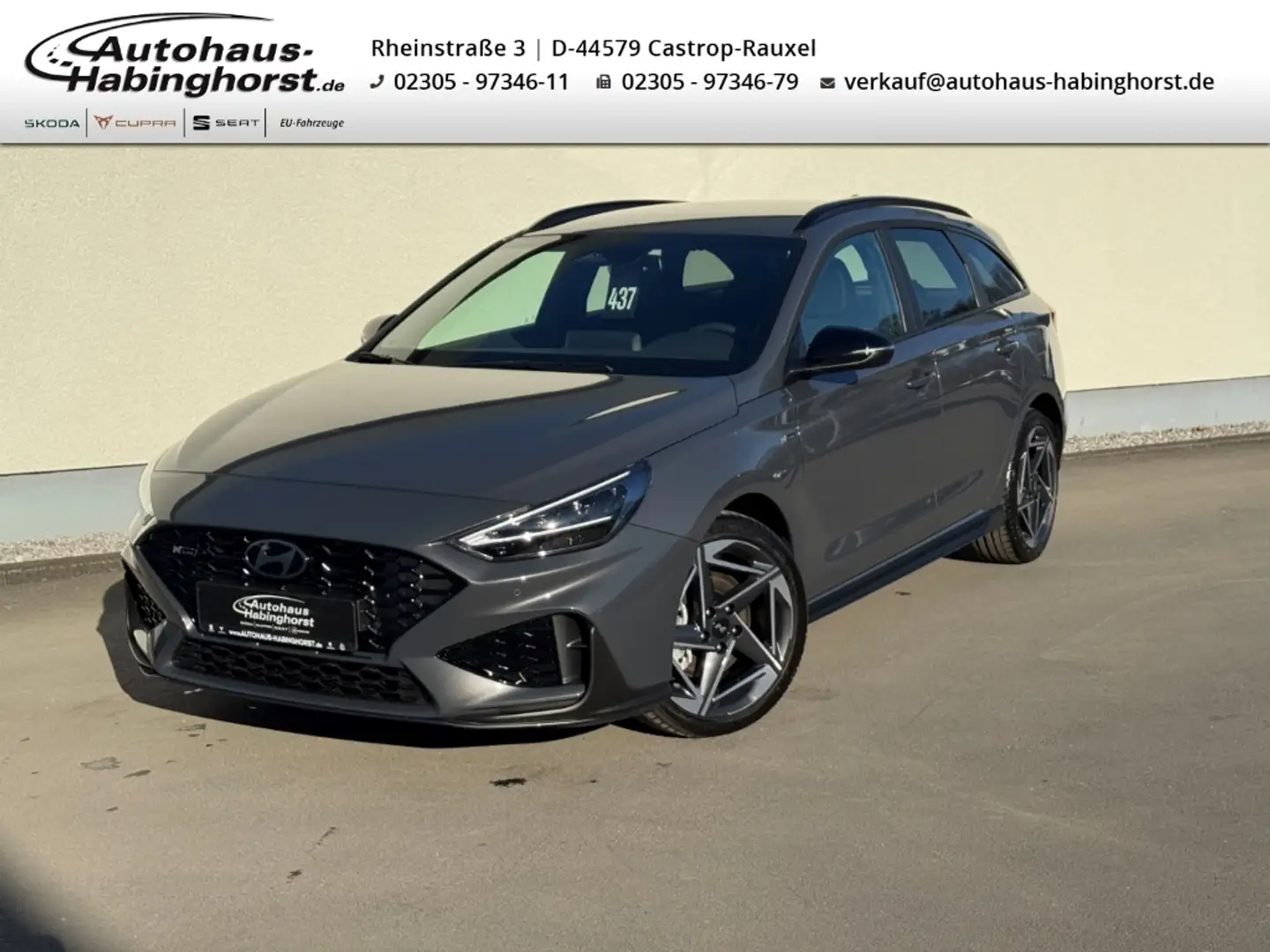 Hyundai i30 1.5 T-GDI mHEV DCT N-Line Navi LED SCC LM Grigio - 1
