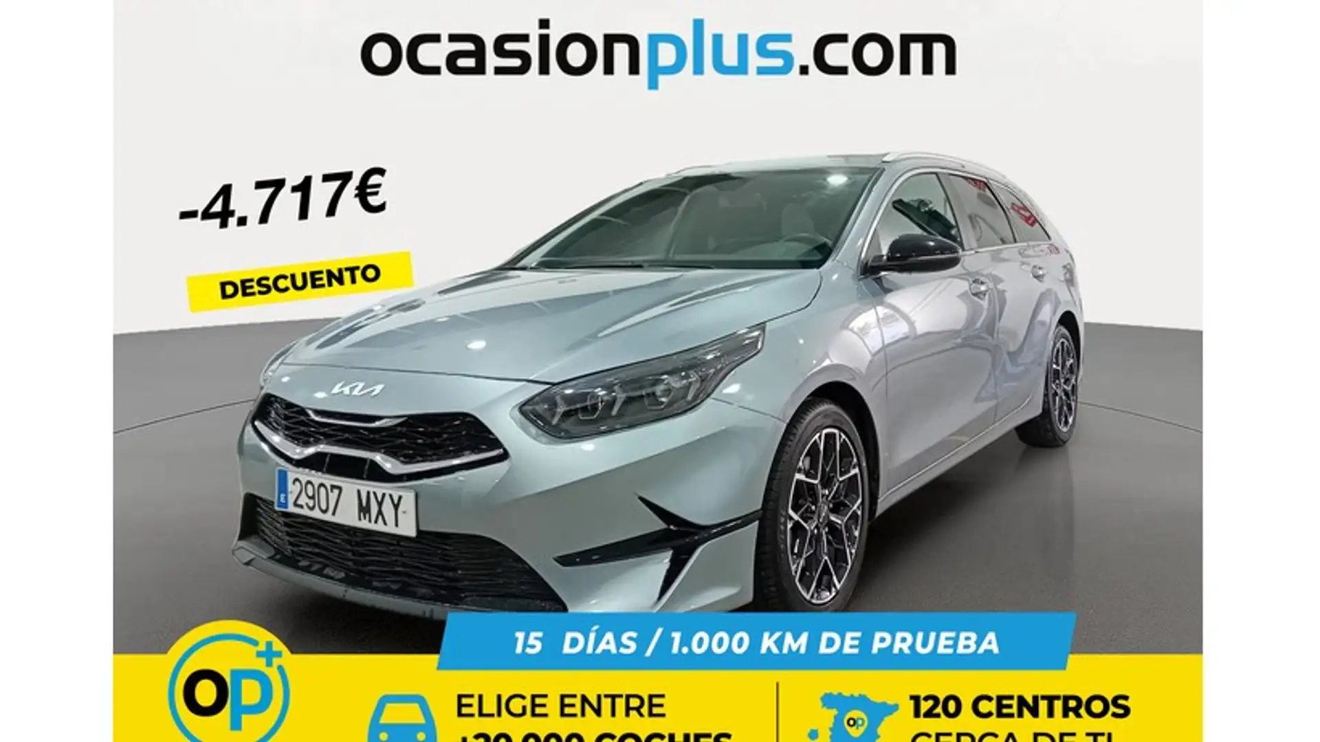 Kia Ceed / cee'd Tourer 1.0 MHEV Style Edition DCT 100 Gris - 1