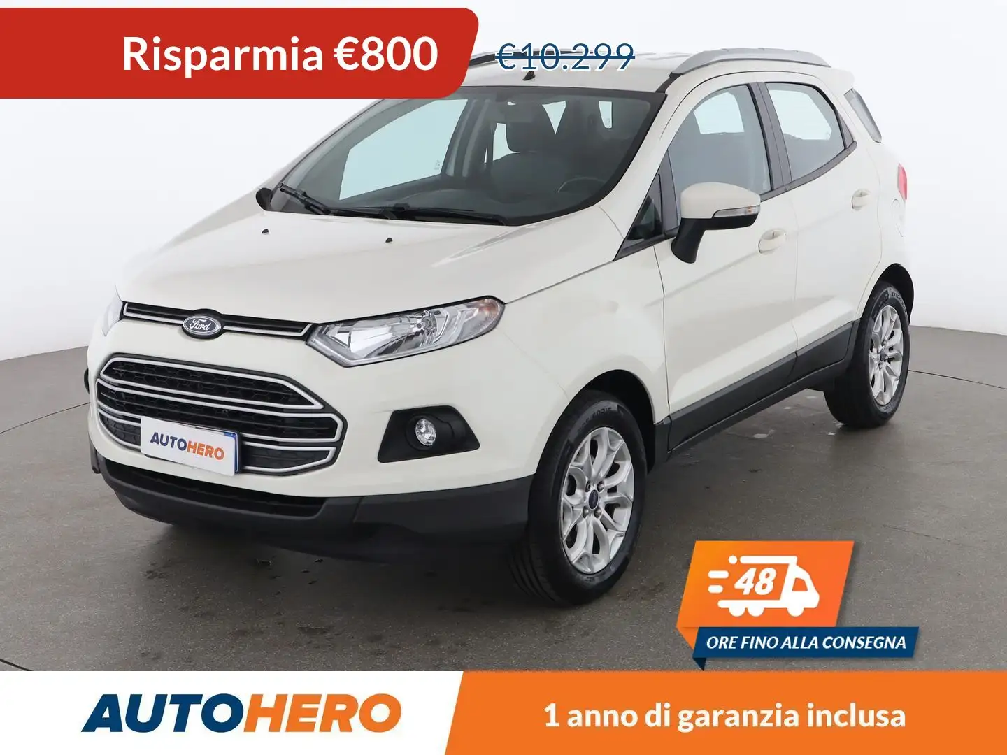 Ford EcoSport 1.0 EcoBoost Plus Bianco - 1