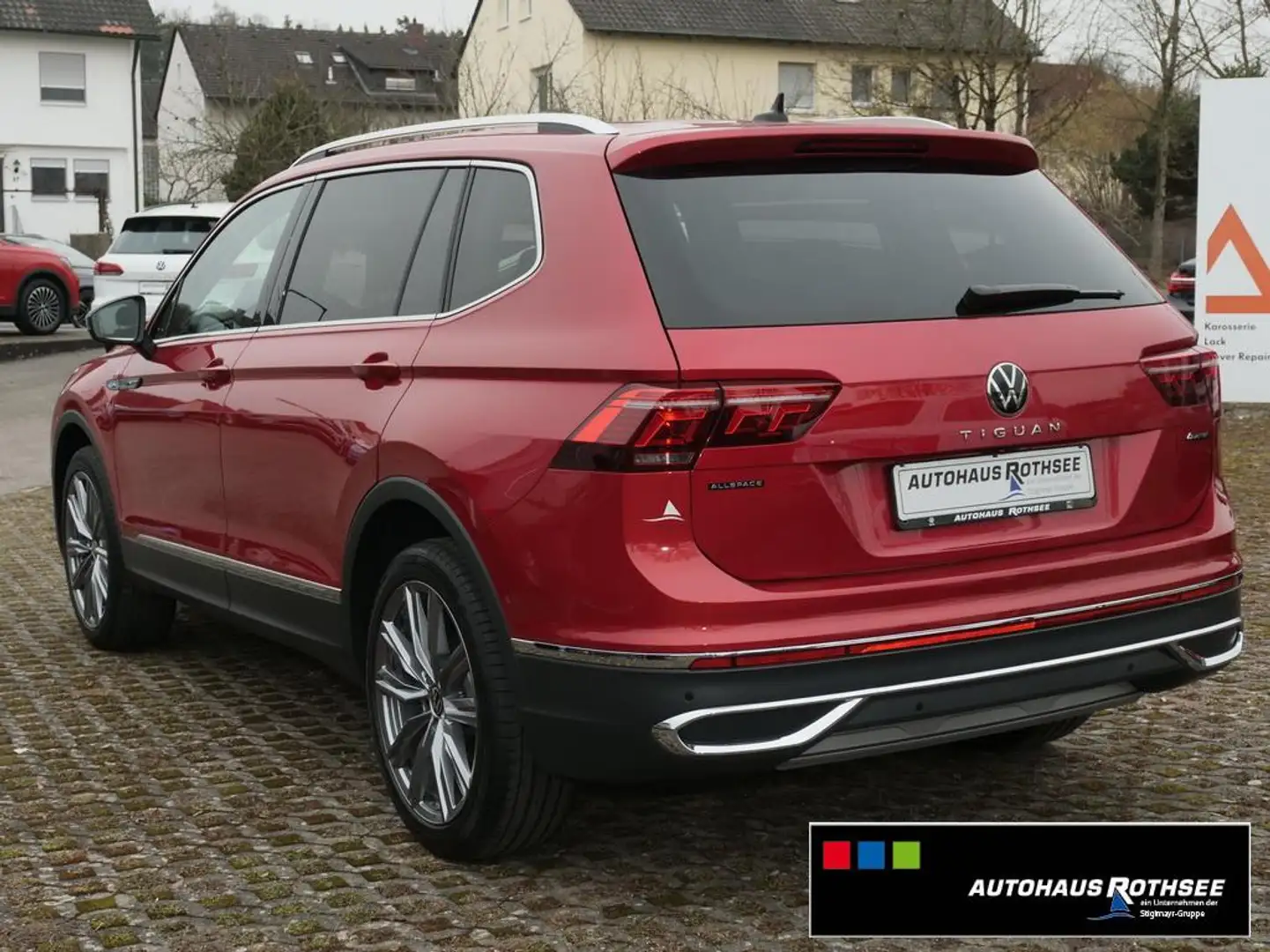 Volkswagen Tiguan Allspace Elegance TDI 4x4 AHK+20`+IQ-LIGHT Rot - 2
