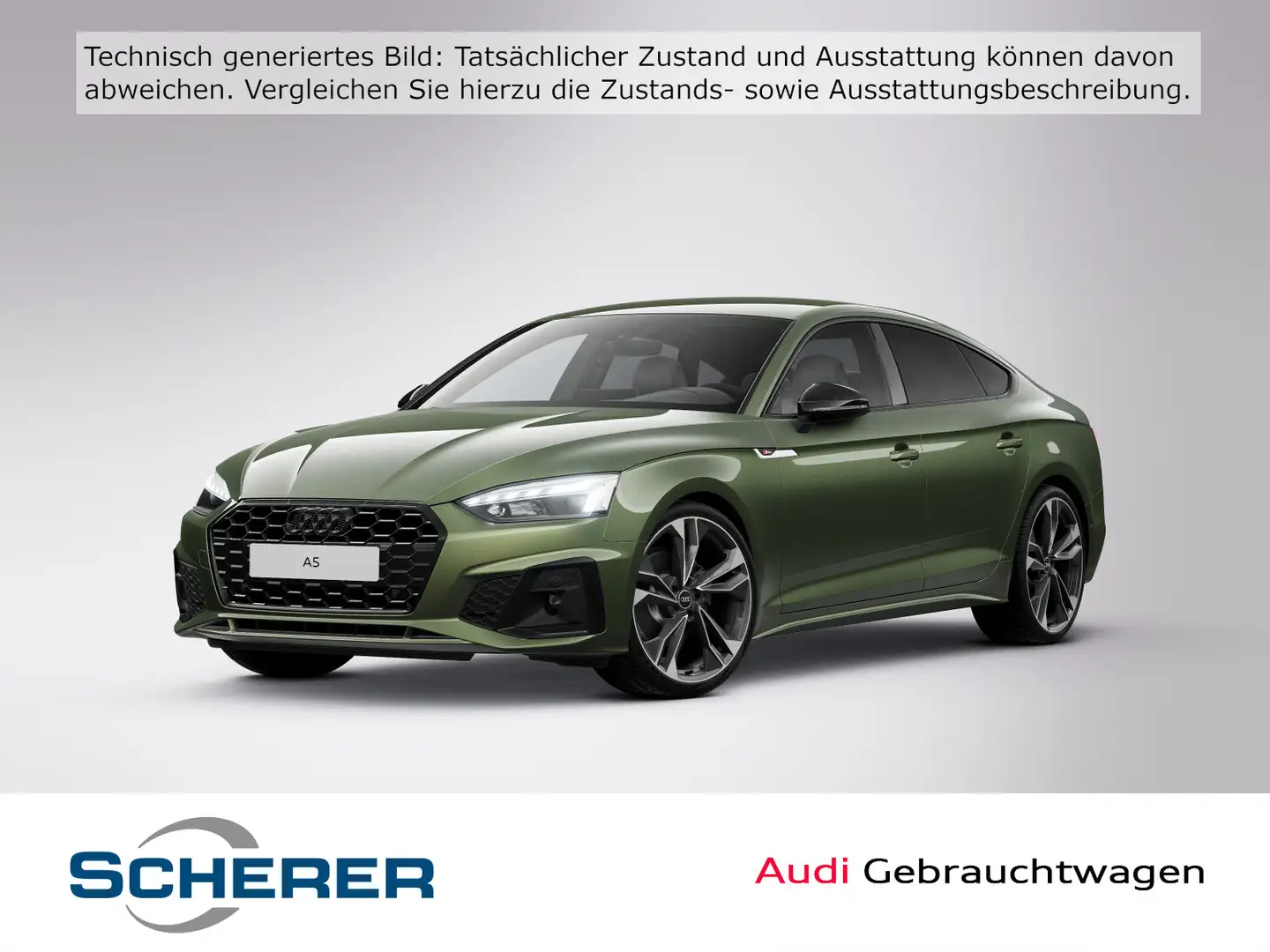 Audi A5 S line 35 TFSI S tronic MATRIX B&O Grün - 1
