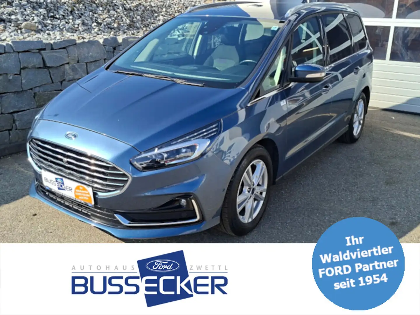 Ford Galaxy 2,0 EcoBlue Titanium 5stz. Aut. Blau - 1
