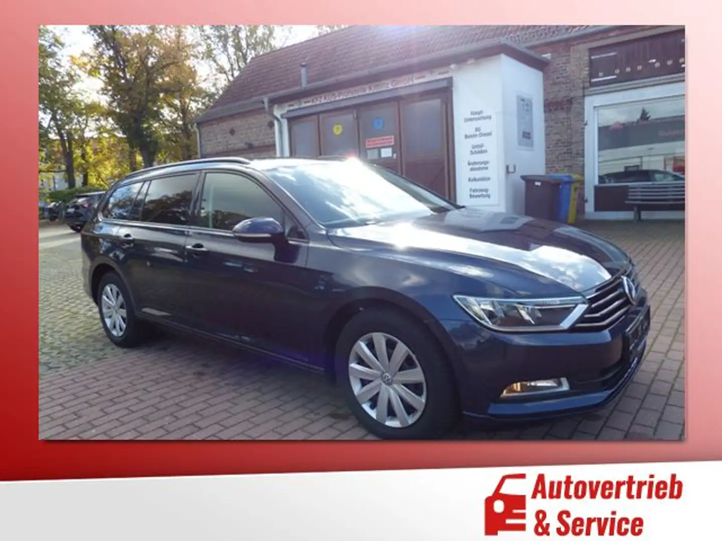 Volkswagen Passat 2.0 TDI BlueMotion Autom.,Tempom.,Sitzh., Bleu - 1