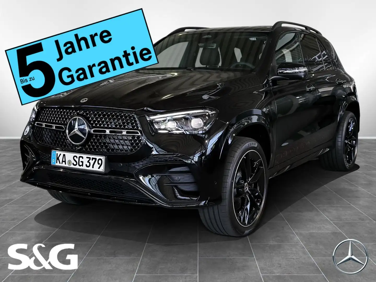Mercedes-Benz GLE 300 d 4M AMG MBUX+360°+AHK+M-LED+Pano+Distro Noir - 1