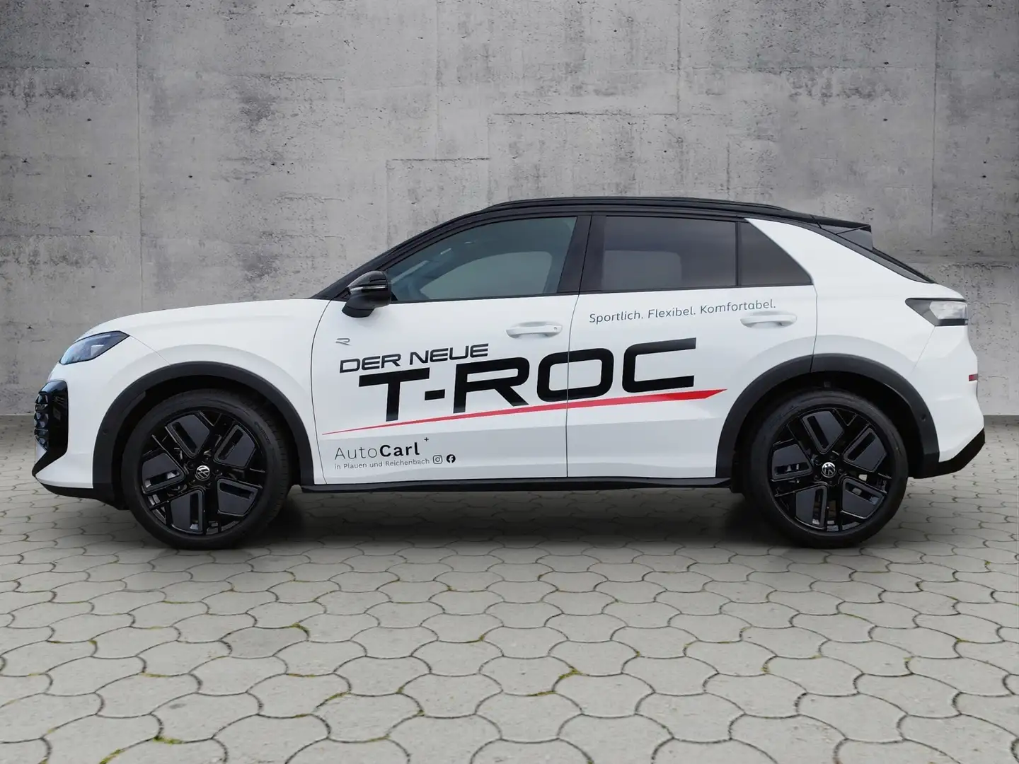 Volkswagen T-Roc R-line 1.5eTSI DSG BlackStyle/IQDrive/Keyless KLI Weiß - 2