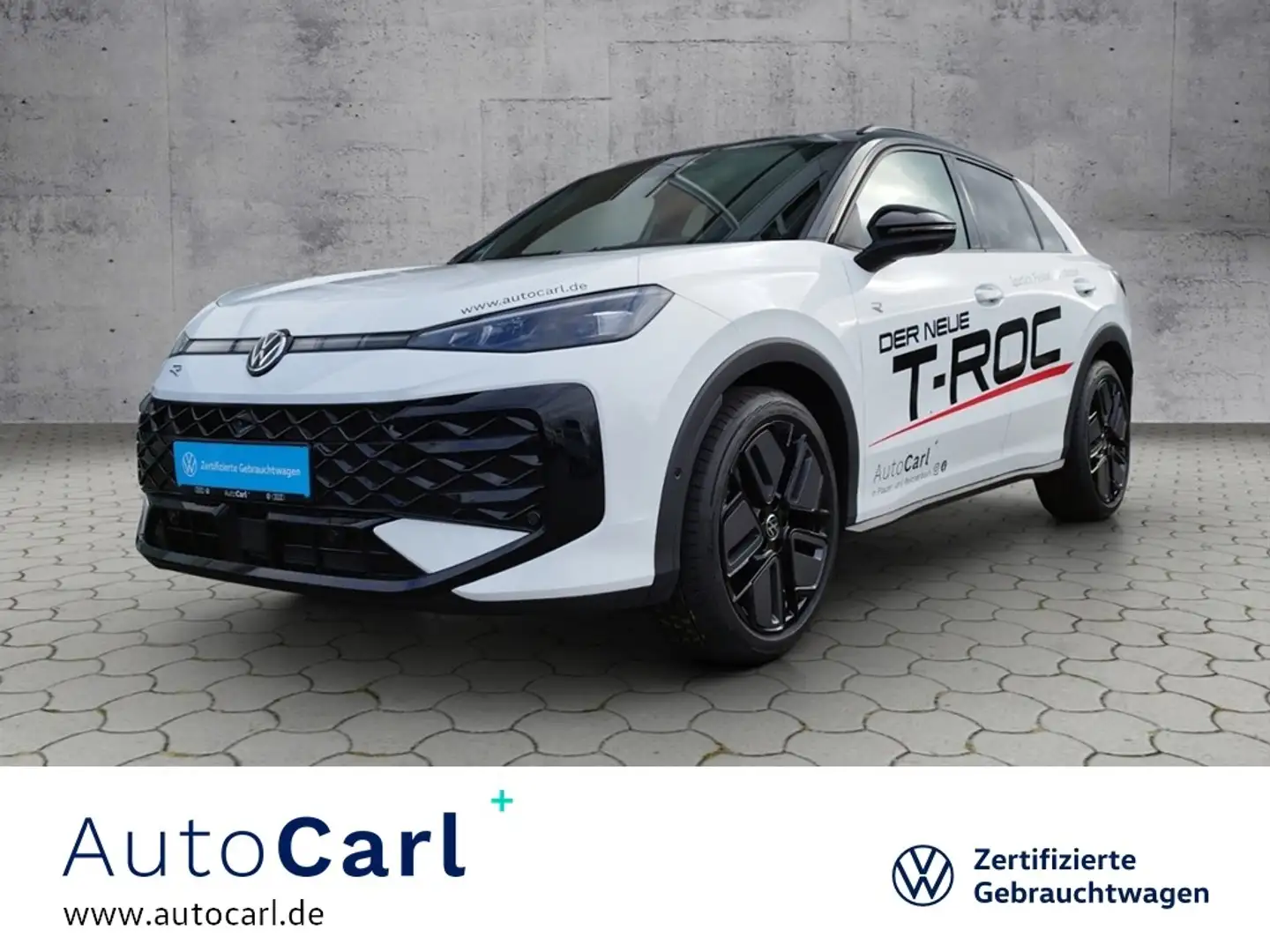 Volkswagen T-Roc R-line 1.5eTSI DSG BlackStyle/IQDrive/Keyless KLI Weiß - 1