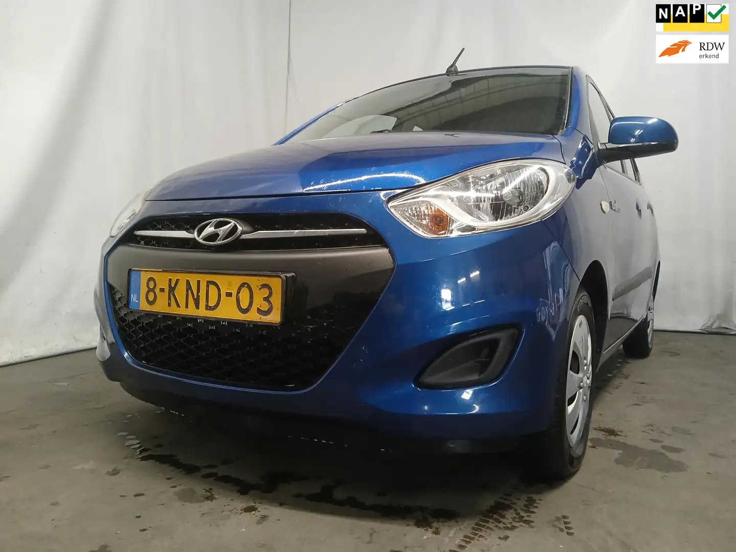 Hyundai i10 1.0 i-Drive Cool Airco Blauw - 1
