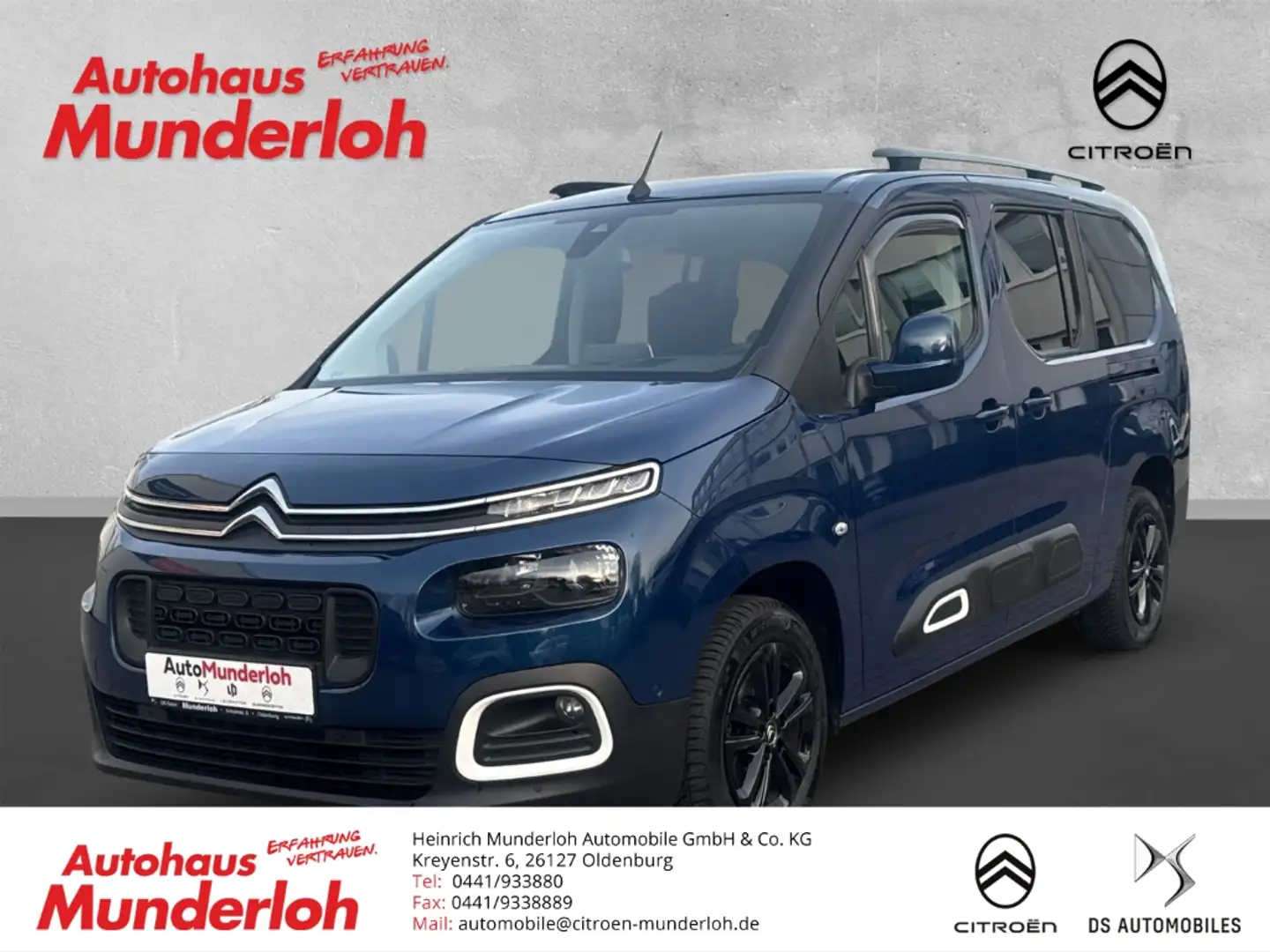 Citroen Berlingo XL Blue HDi130 Shine  CITY-PAKET 2 NAVI DRIVE-ASSI Blau - 1