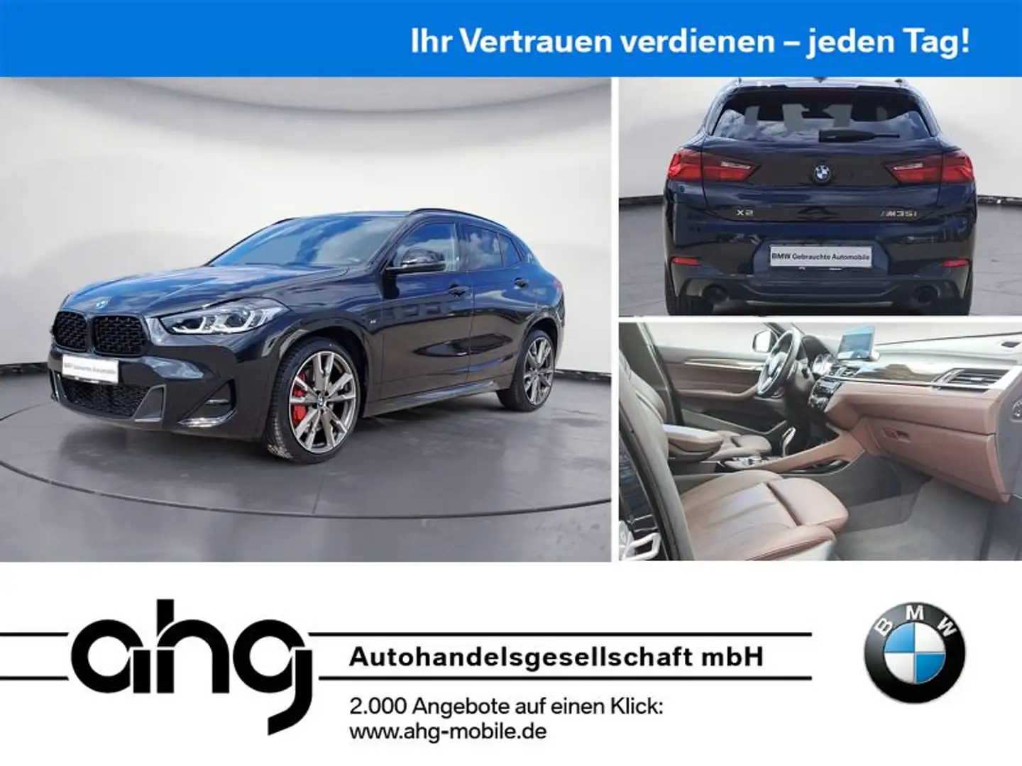 BMW X2 M35i Steptronic Sport Sport Aut. Panorama PDC Czarny - 1