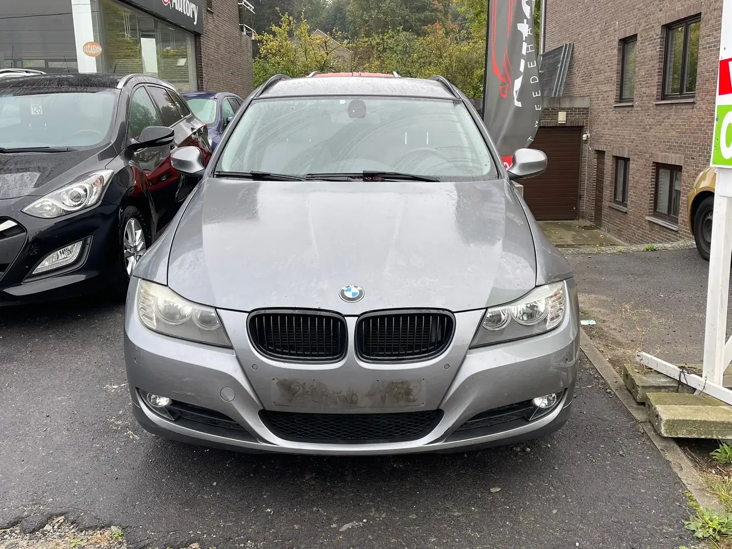 BMW 318 Touring 318 d Argent - 2