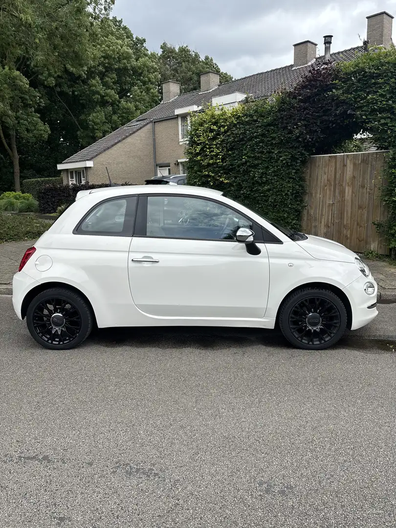 Fiat 500 1.2 Lounge - navigatie - lederen bekleding Wit - 2