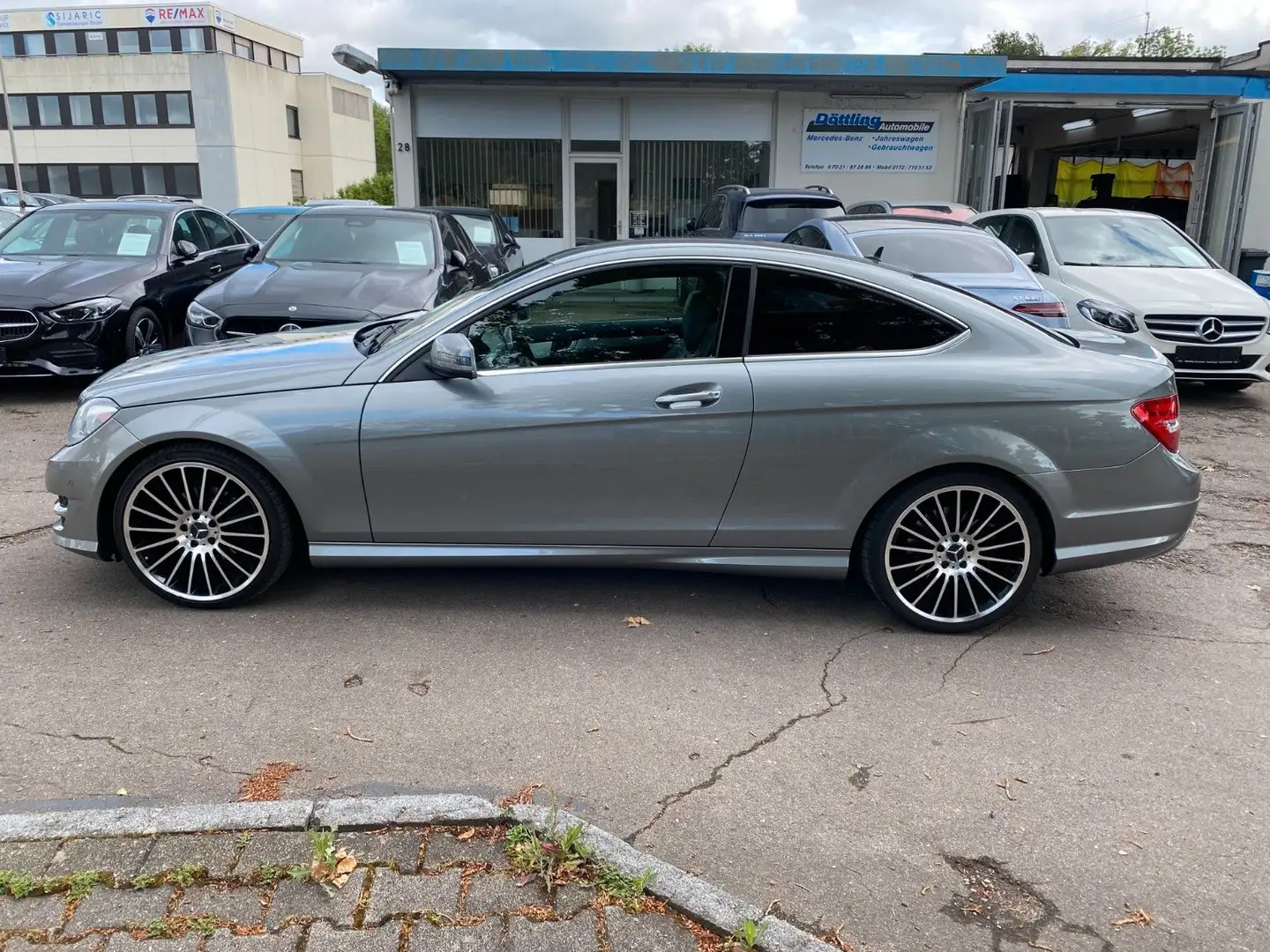 Mercedes-Benz C 250 CGI Coupé *AMG/ILS/Comand/19"/7G/Premium* Plateado - 2