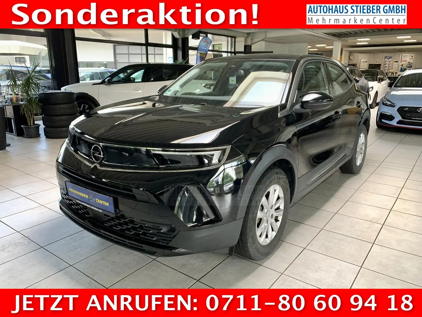 Opel Mokka Edition e NAVI+SHZ+EPH+180°KAM 100 kW (136 PS),... Černá - 1