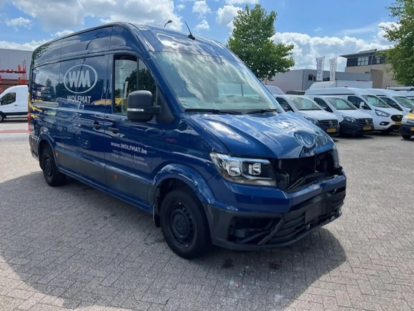 Volkswagen Crafter 35 2.0 TDI 103KW L3H3 AIRCO KLIMA NAV CAM. EURO6 Blauw - 1