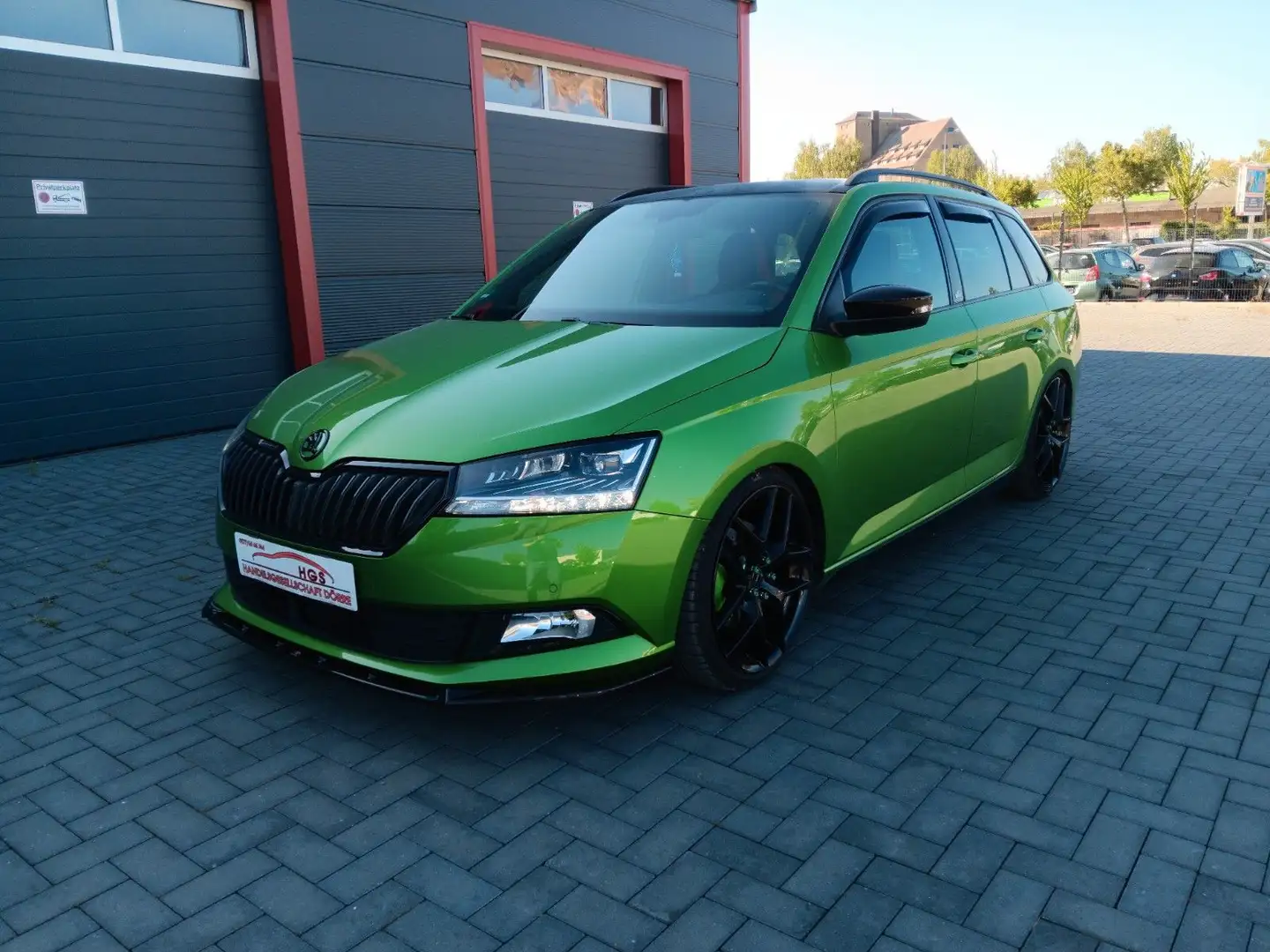 Skoda Fabia Combi Monte Carlo PanoDach LED Alu Klima Grün - 1