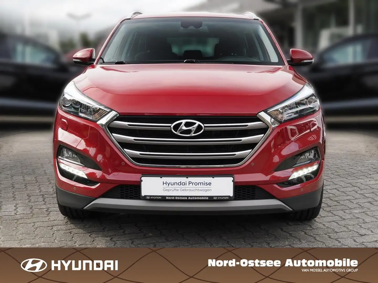 Hyundai TUCSON 1.6 PREMIUM 4WD LED SHZ VORNE KAMERA Rouge - 2
