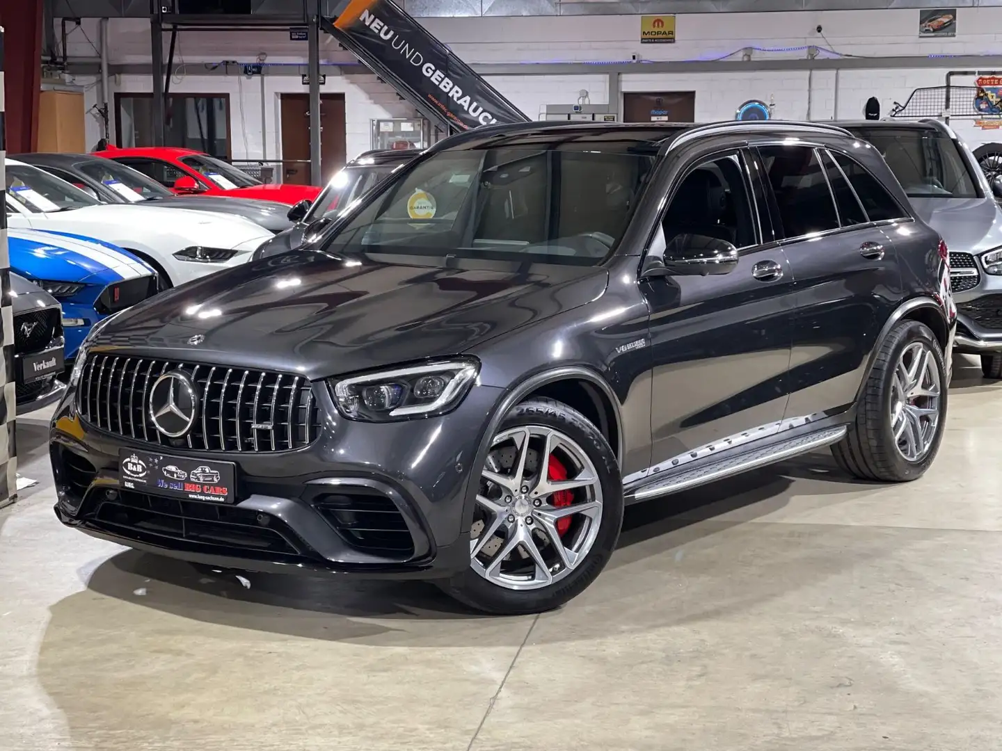 Mercedes-Benz GLC 63 AMG 63+AMG+S+4MATIC+BURMESTER+NIGHT+PANO+1J.GARANTIE Gris - 1
