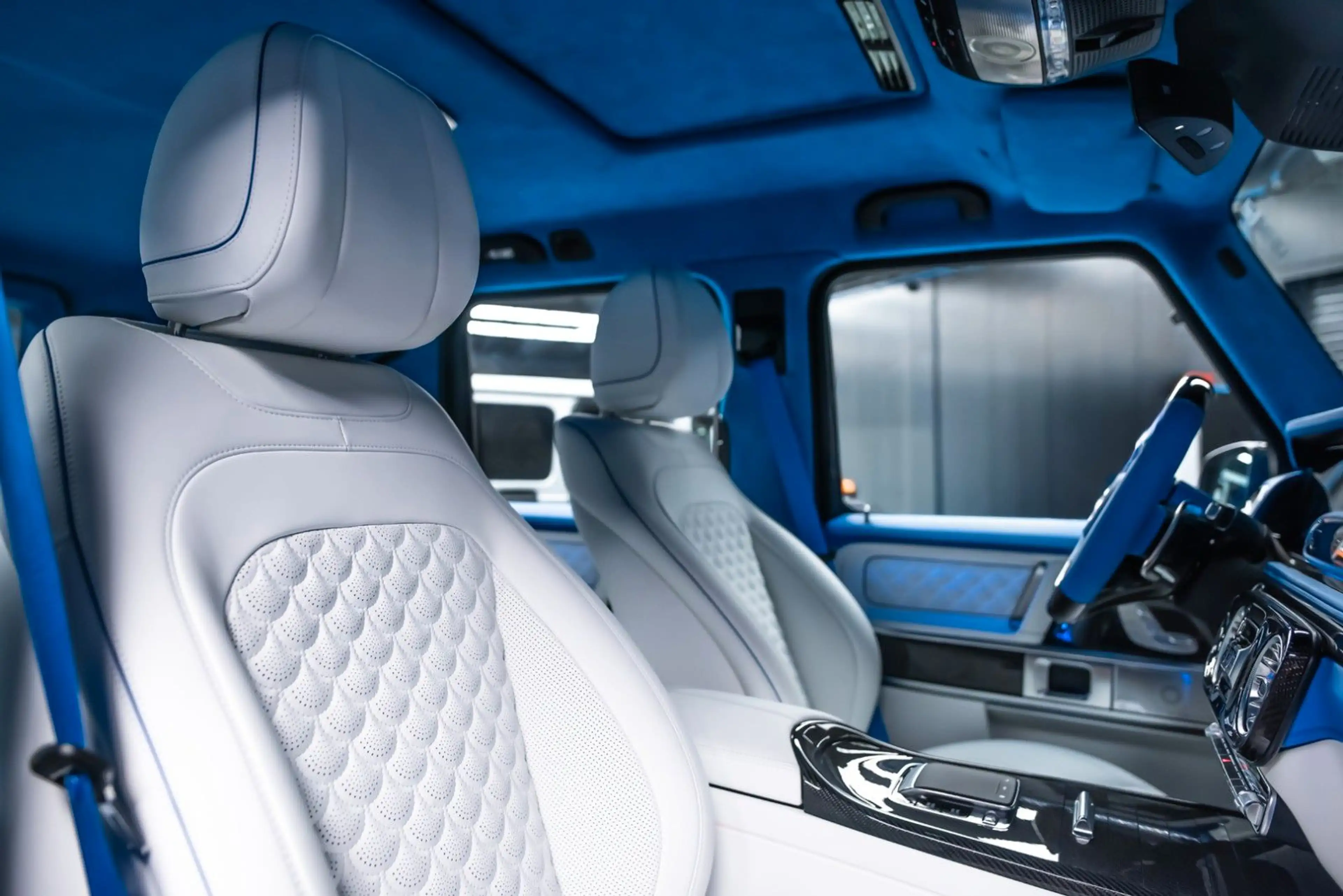Mercedes-Benz G 63 AMG G800 BRABUS | Blue Custom Nappa | — photo 33