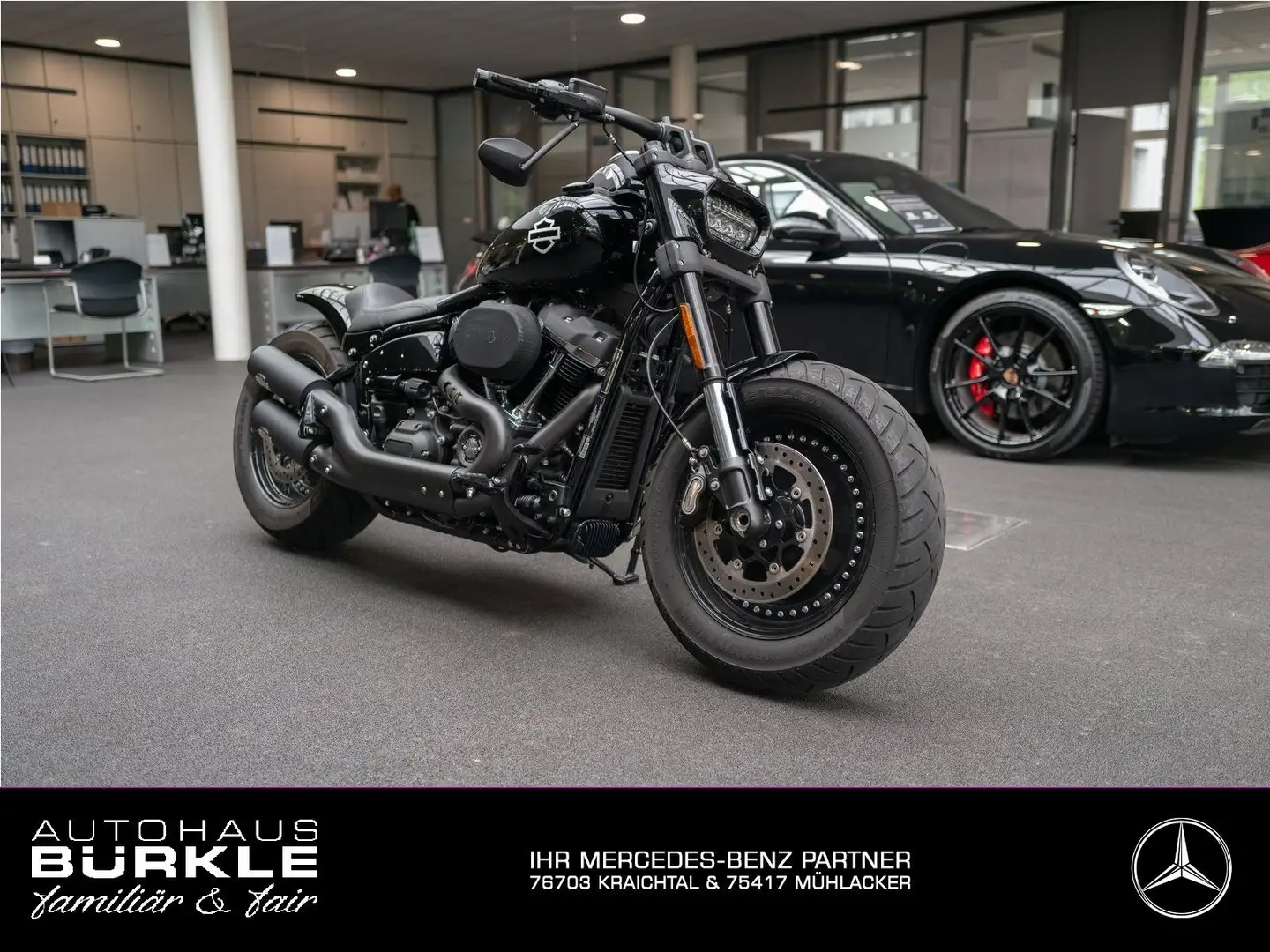 Harley-Davidson Harley Davidson Fat Bob 104 Nice Butt-All Black - 1