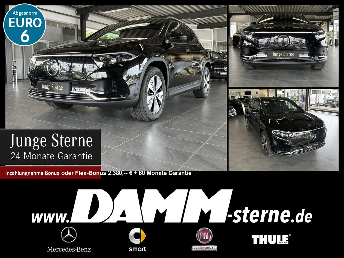 Mercedes-Benz EQA 300 EQA 300 4M Progr. Adv.+/TWA/AHK/Winter-P./+ Flex Noir - 1