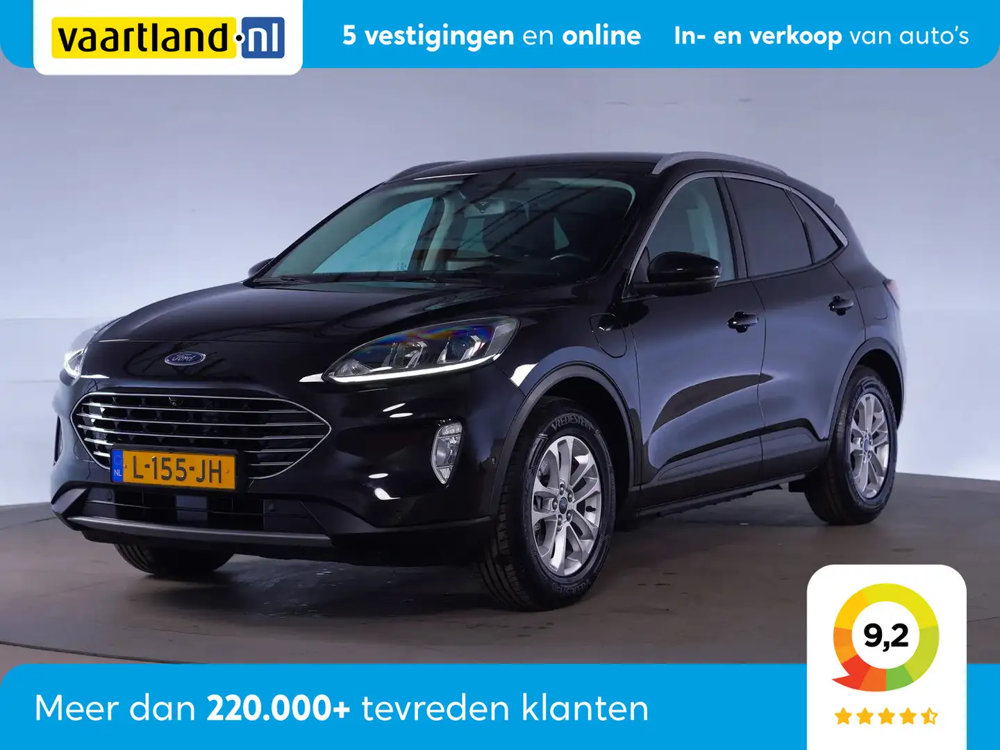 Ford Kuga 2.5 PHEV Titanium [ Navi Camera Stuur-&stoelverwar Zwart - 1