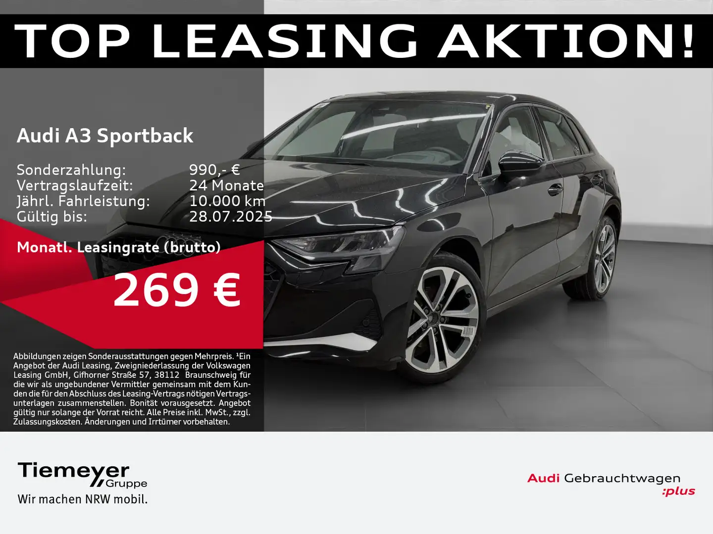 Audi A3 35 TDI ADVANCED LM18 SONOS HuD KAME Schwarz - 1