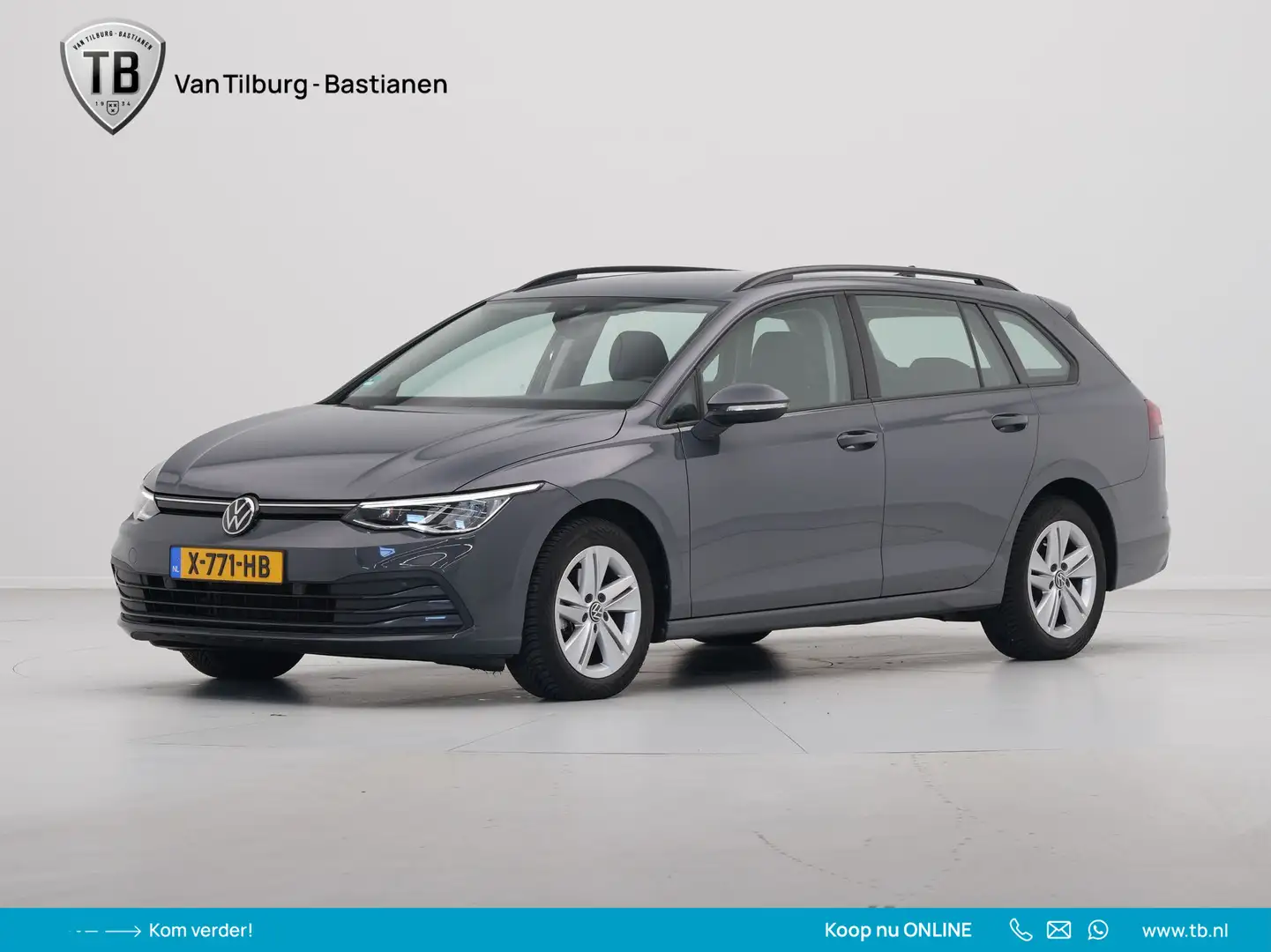 Volkswagen Golf Variant 1.5 eTSI 130pk DSG Life Business Navigatie Memory Grijs - 1