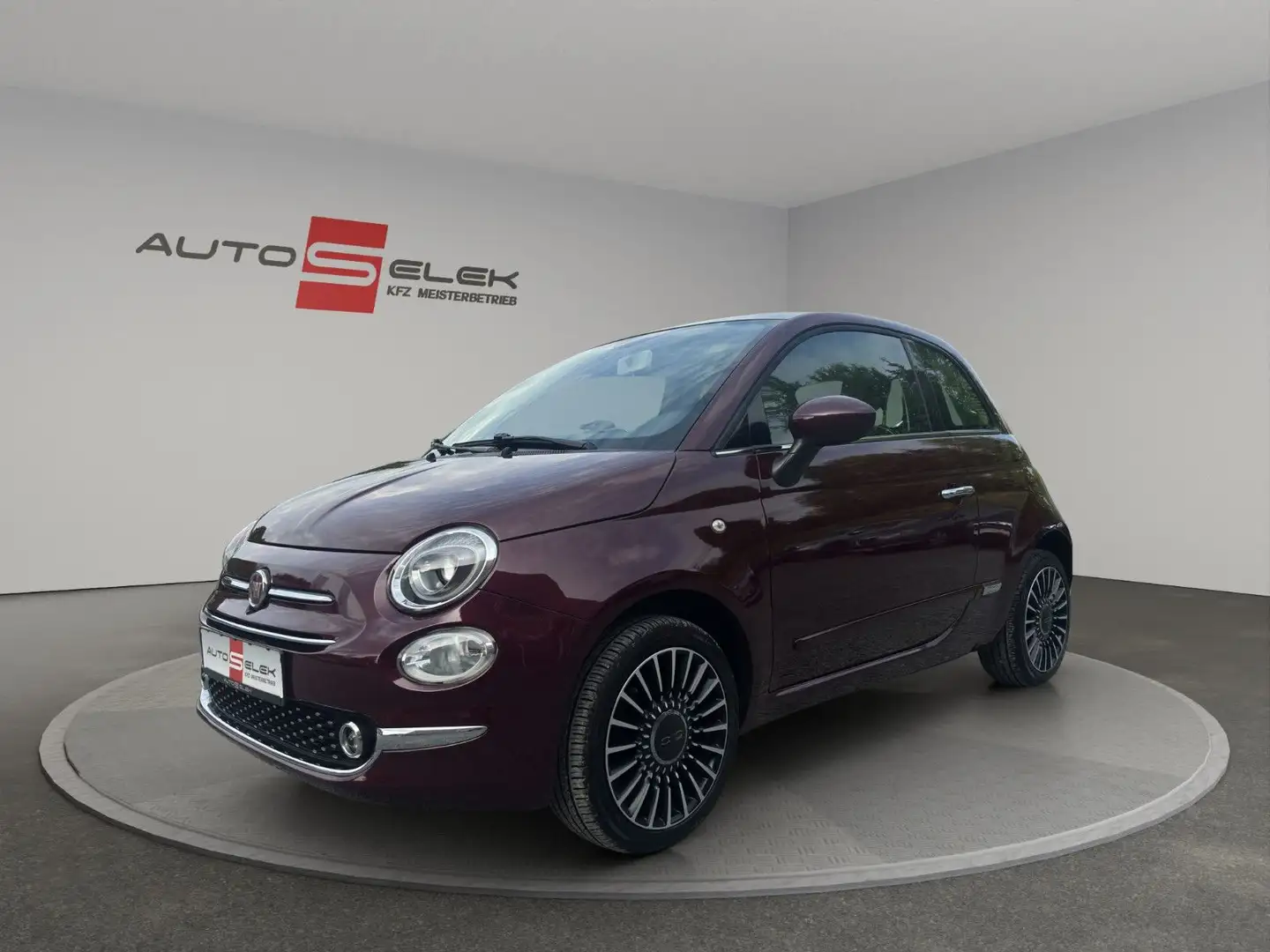 Fiat 500 Panorama-Dach PDC Bluetooth USB Rojo - 1